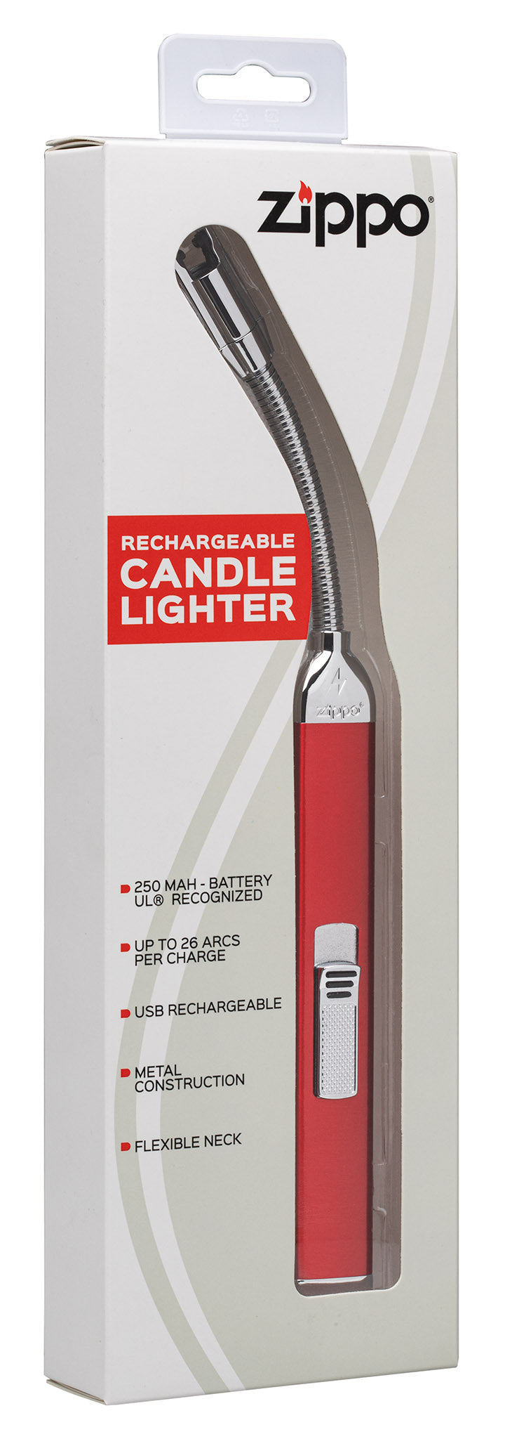 Rechargeable Candle Ltr Candy Apple Red