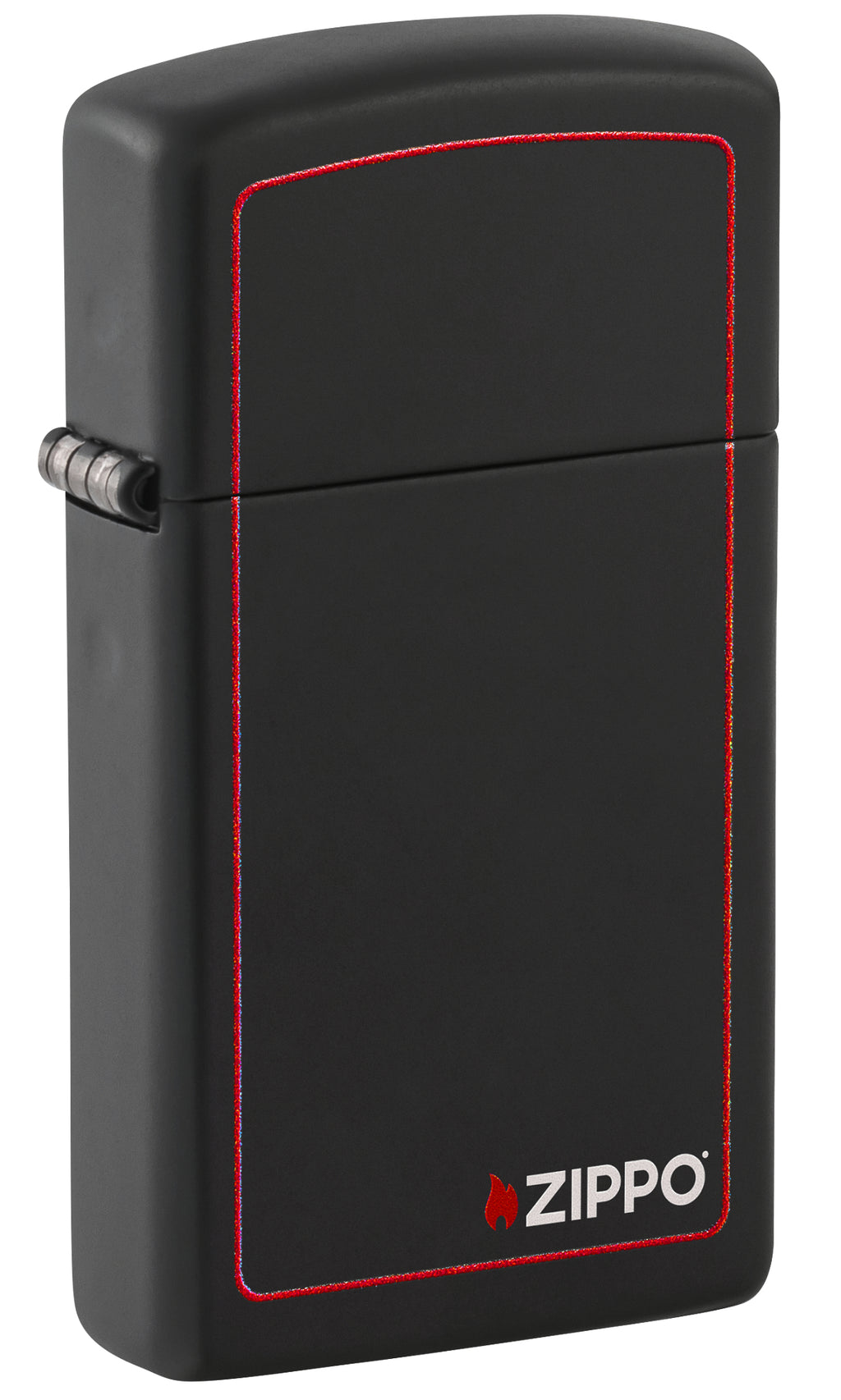 1618 Slim Black W/zippo-border