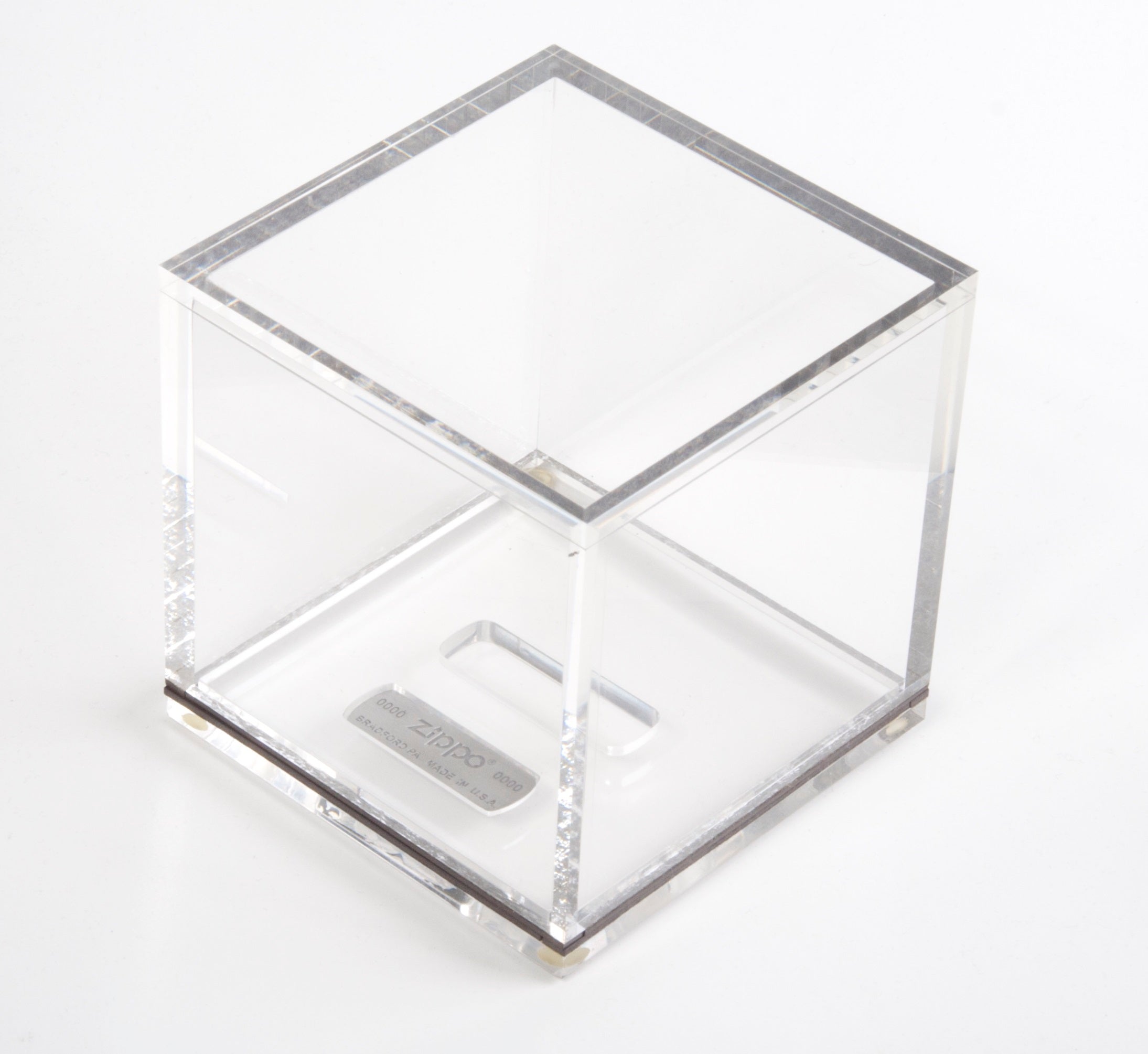 Acrylic box with print