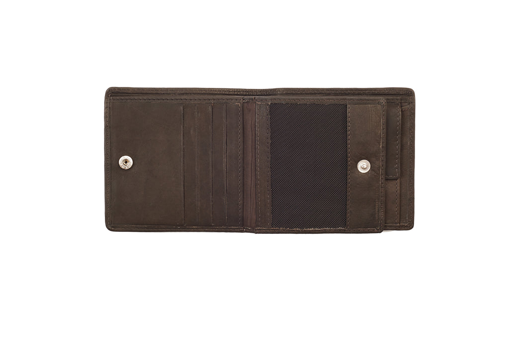 Mens Wallet Mocca Grey