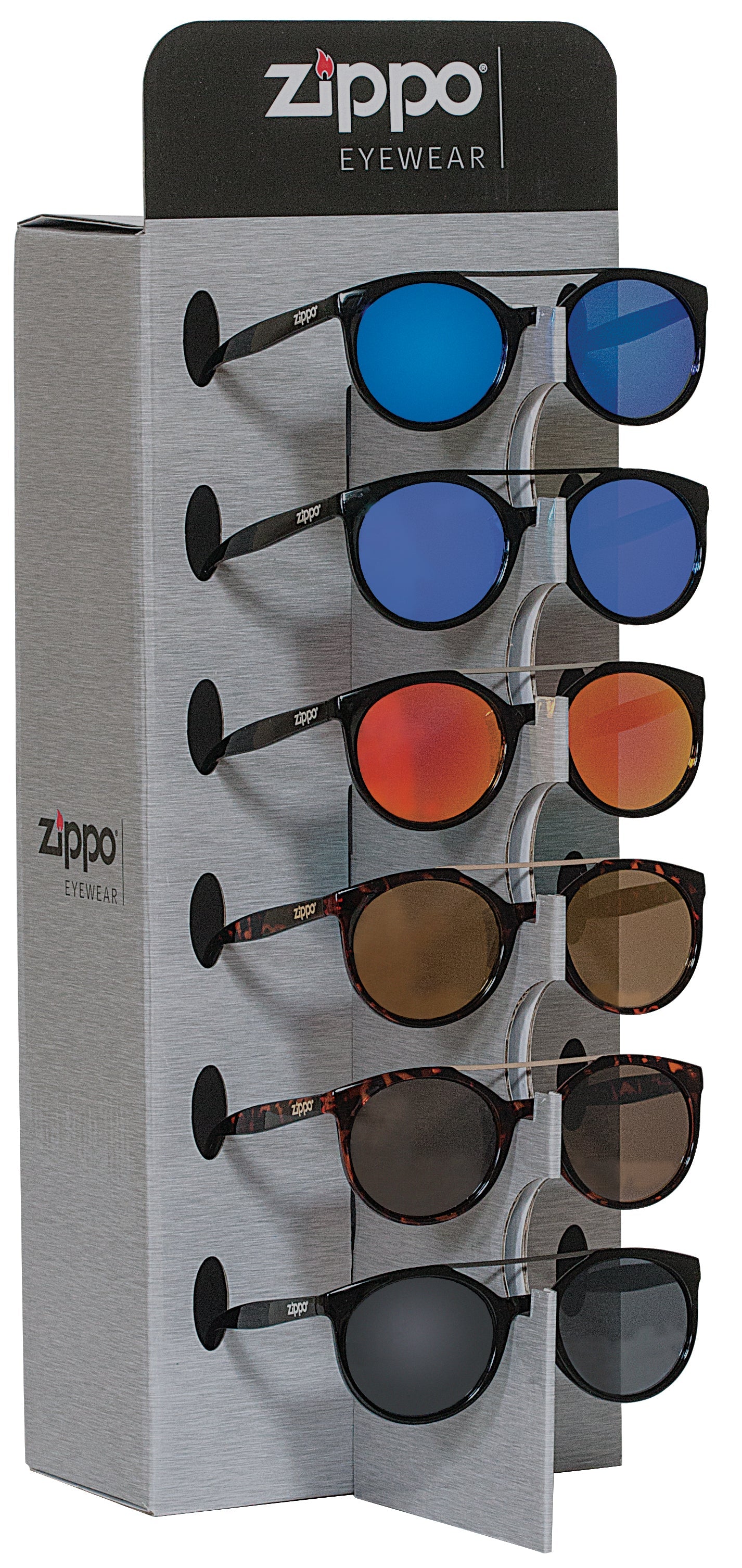 Display with 8 Sunglasses double bridge