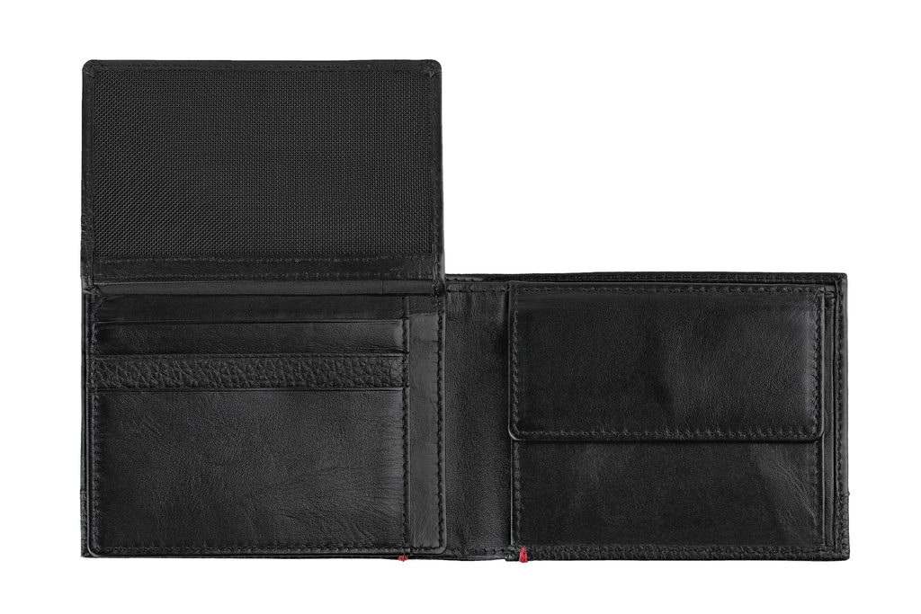 Wallet Black Nappa 8CC ID Coin