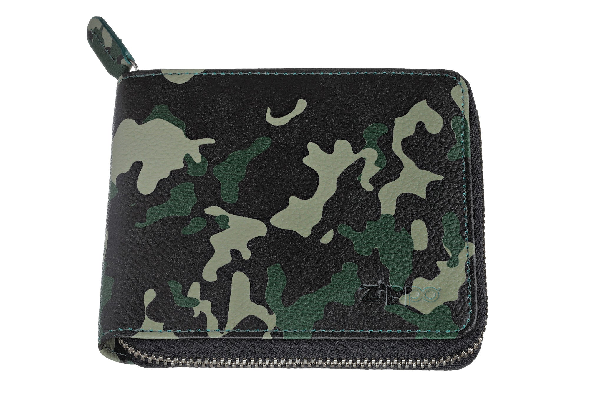 Wallet Camo green with Zipper