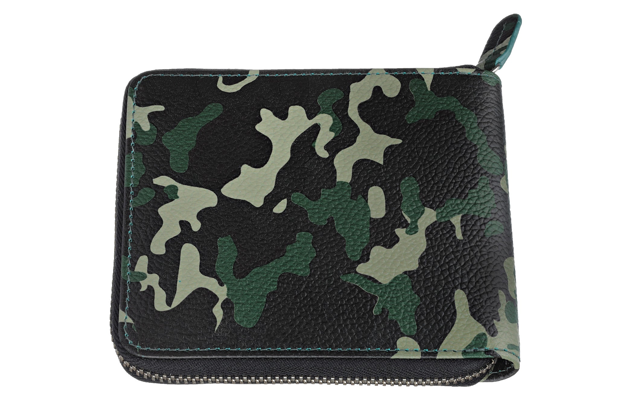 Wallet Camo green with Zipper