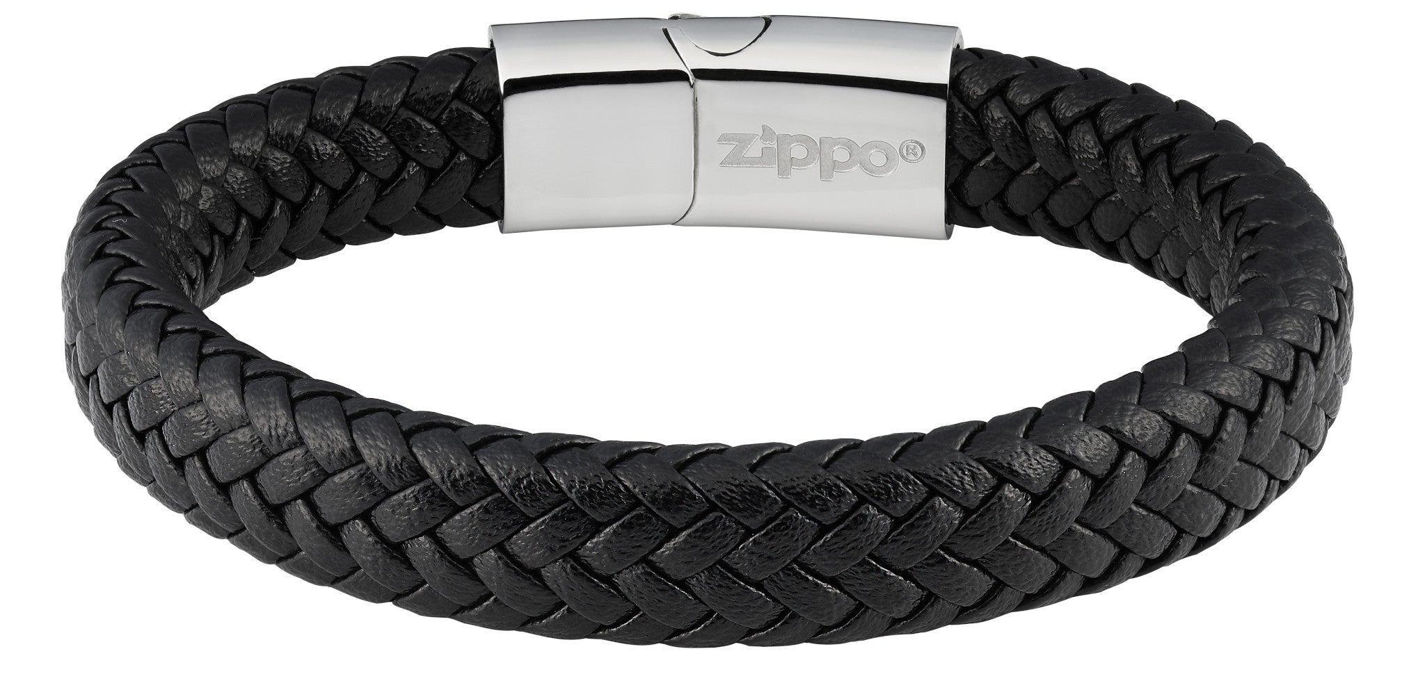 Braided leather bracelet 20cm
