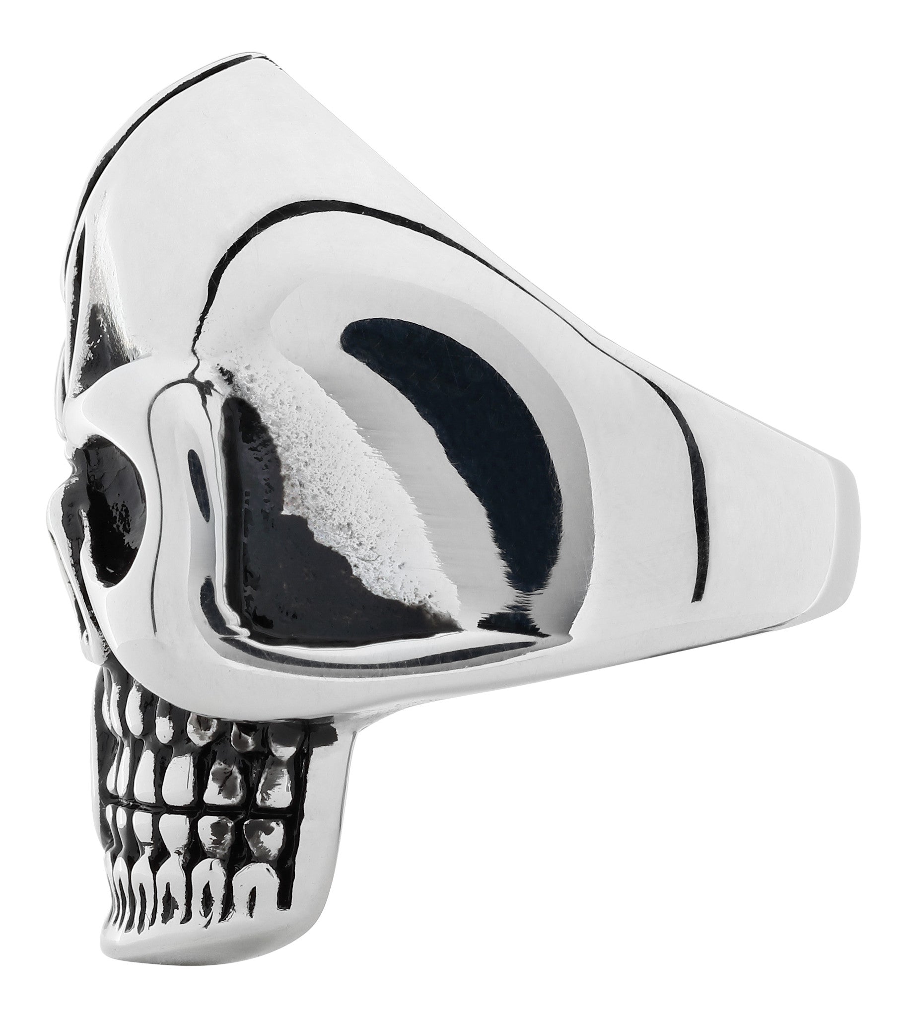 Stainless steel skull ring 62