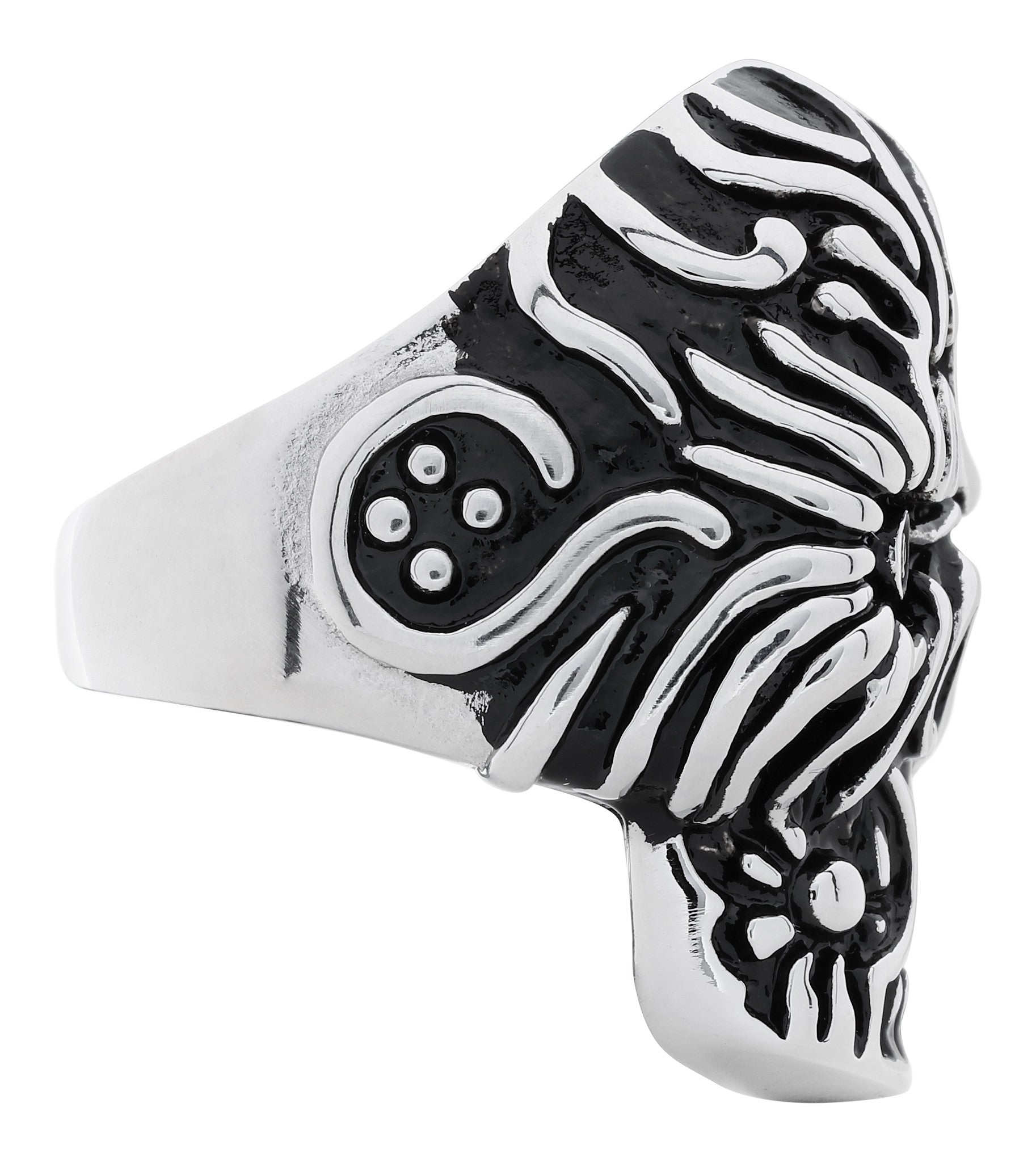 Stainless steel skull ring 62