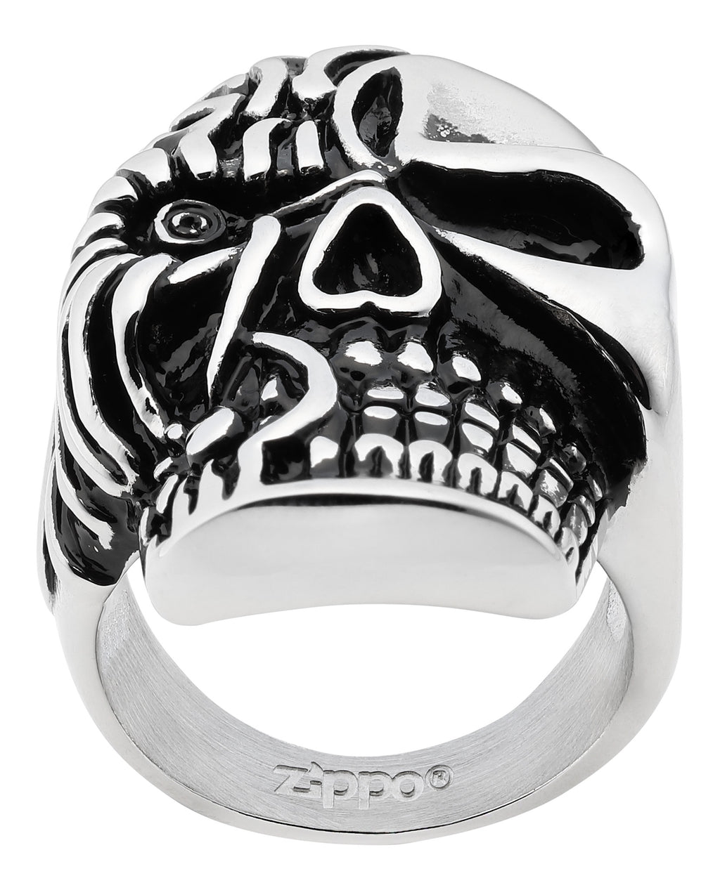 Stainless steel skull ring 64