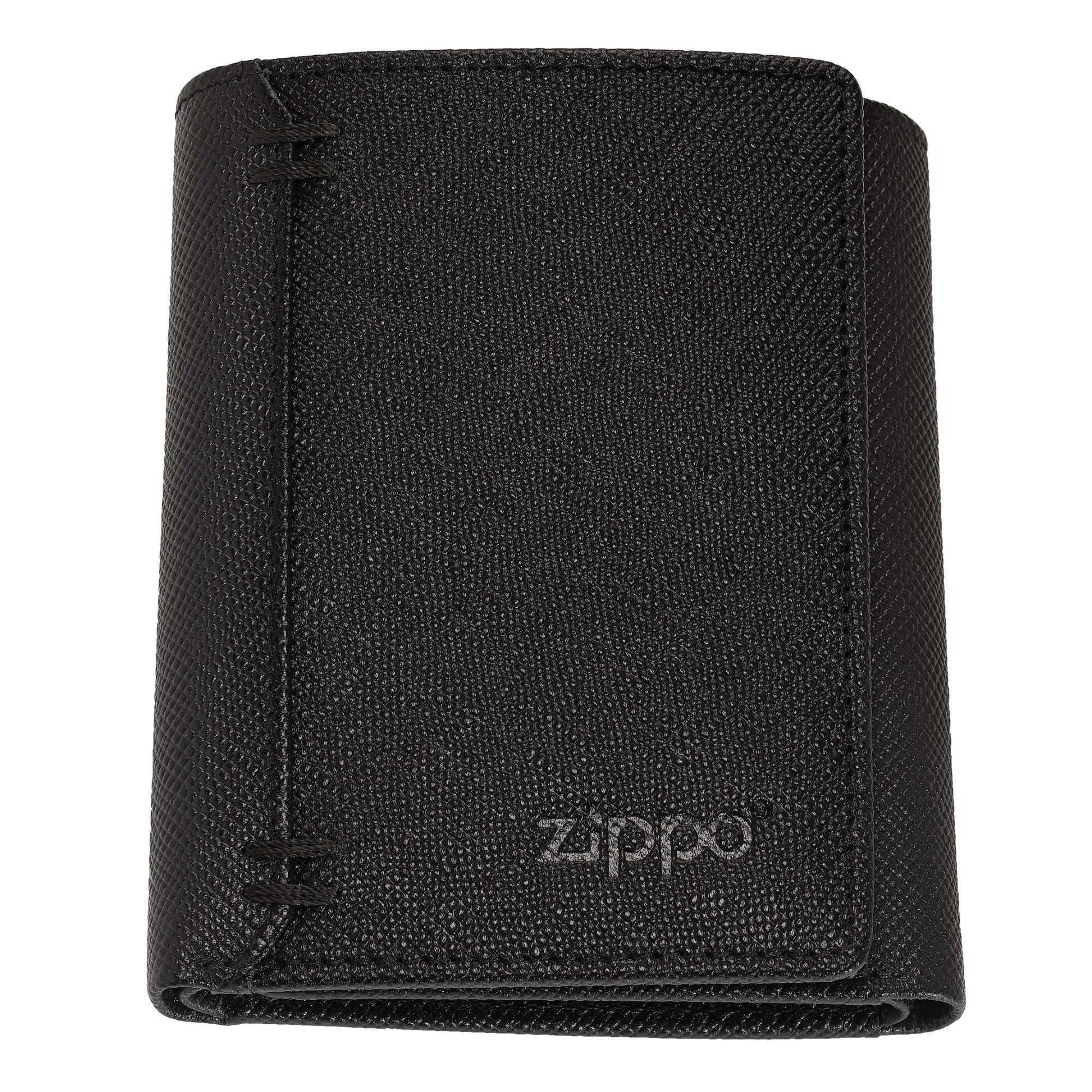 Zippo Saffiano tri-fold-wallet