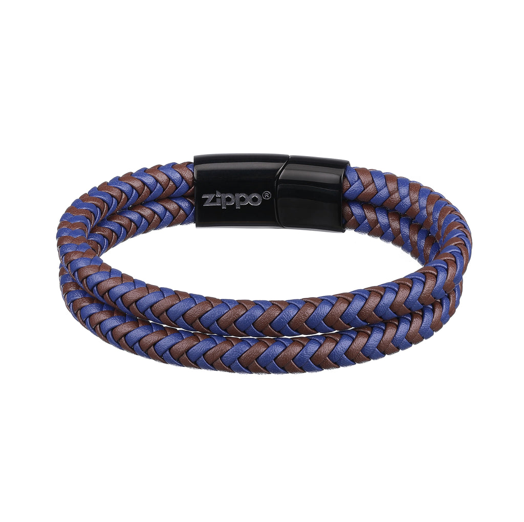 Two Layer Leather Bracelet 20cm