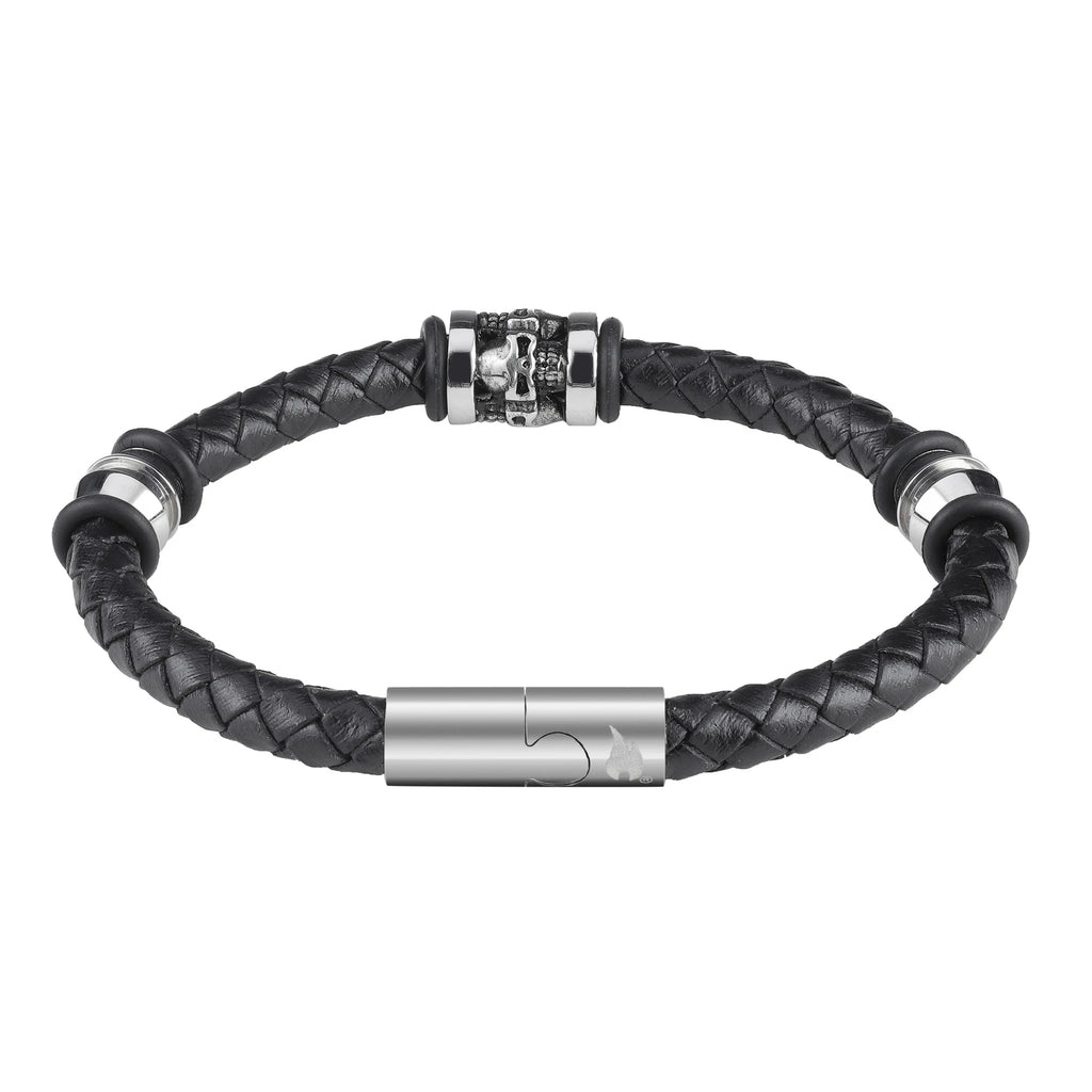 Braided Black L. 3 Steel Acc. B. 20cm