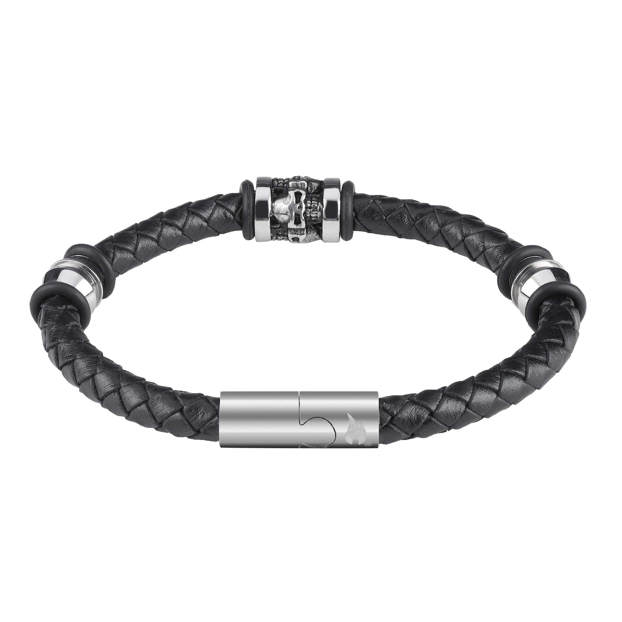 Braided Black L. 3 Steel Acc. B. 22cm