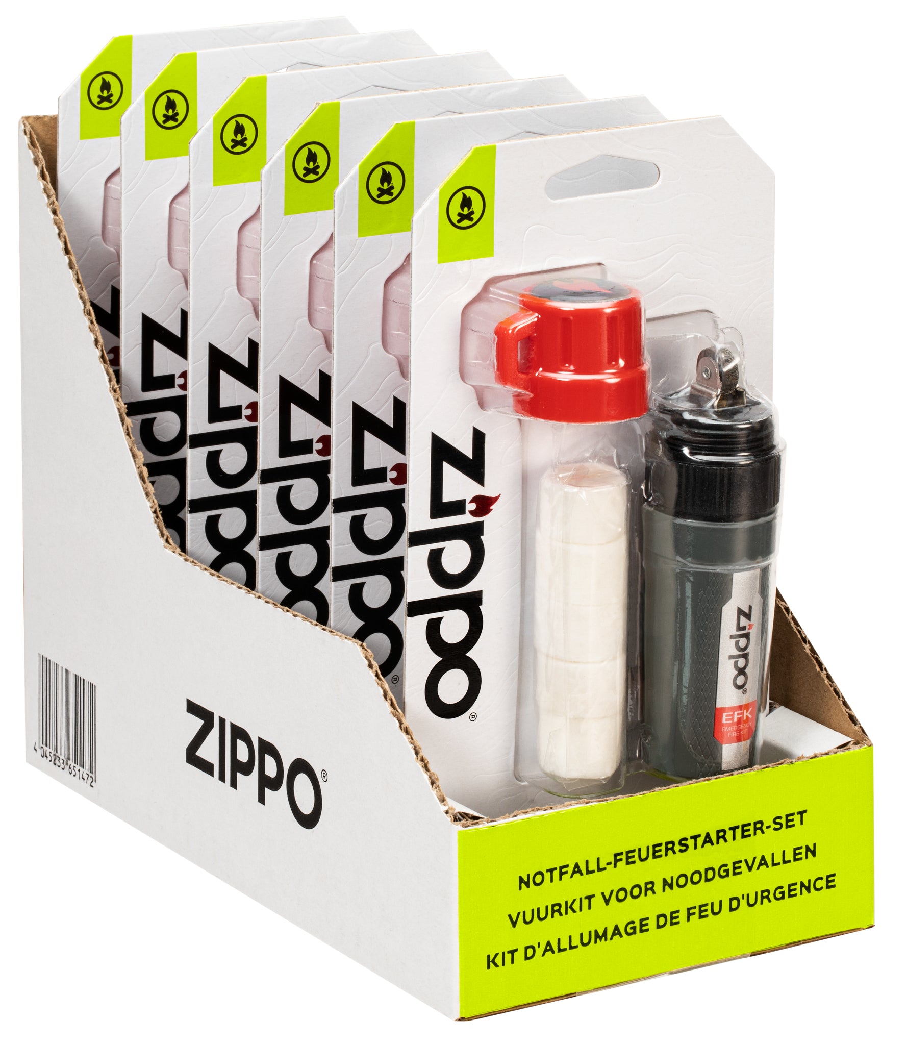 40571 Zippo Emergency Fire Kit DE/NL/FR