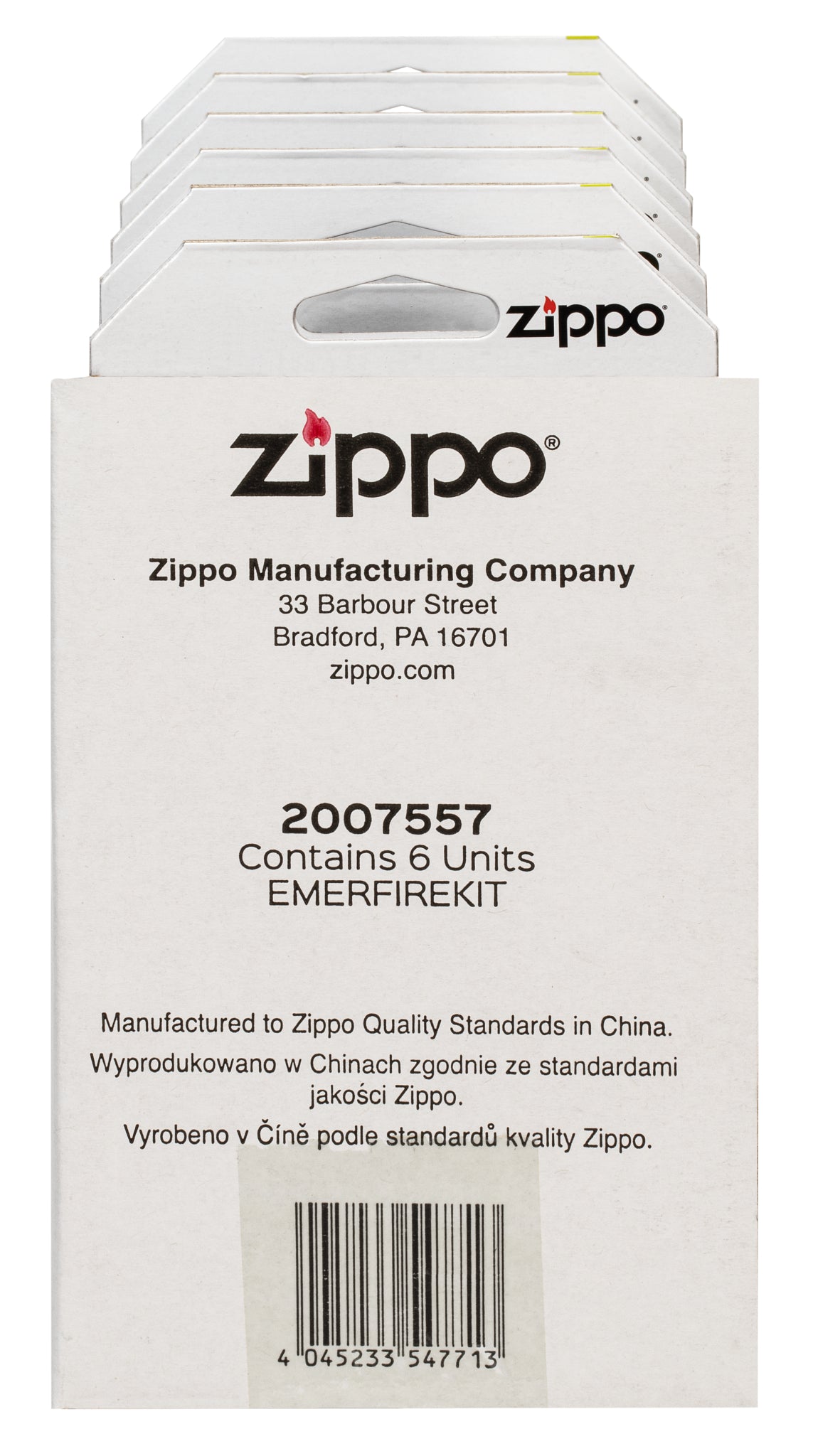 40571 Zippo Emergency Fire Kit EN/PL/CS