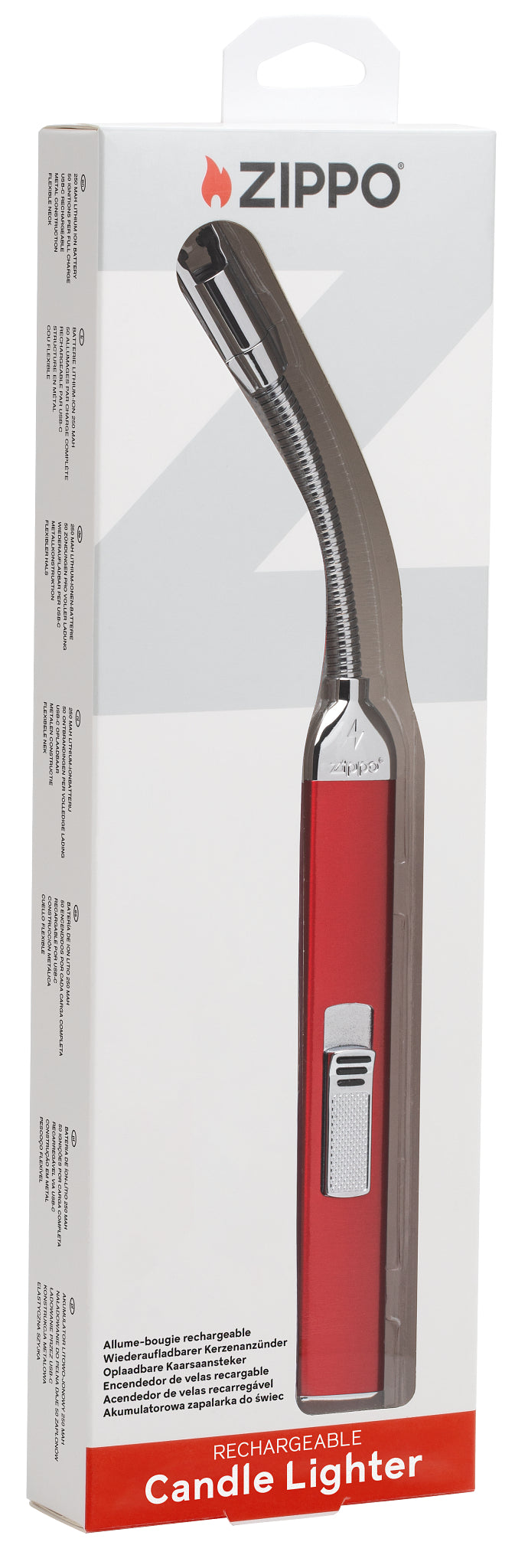 Rechargeable Candle Lighter Candy Apple Red USB-C