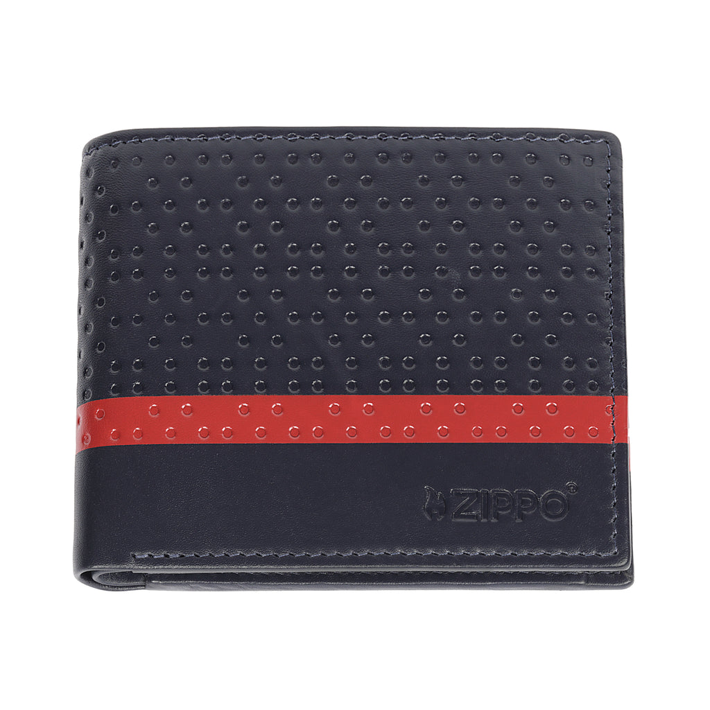 Navy Blue Tri-fold w/ Coin Case