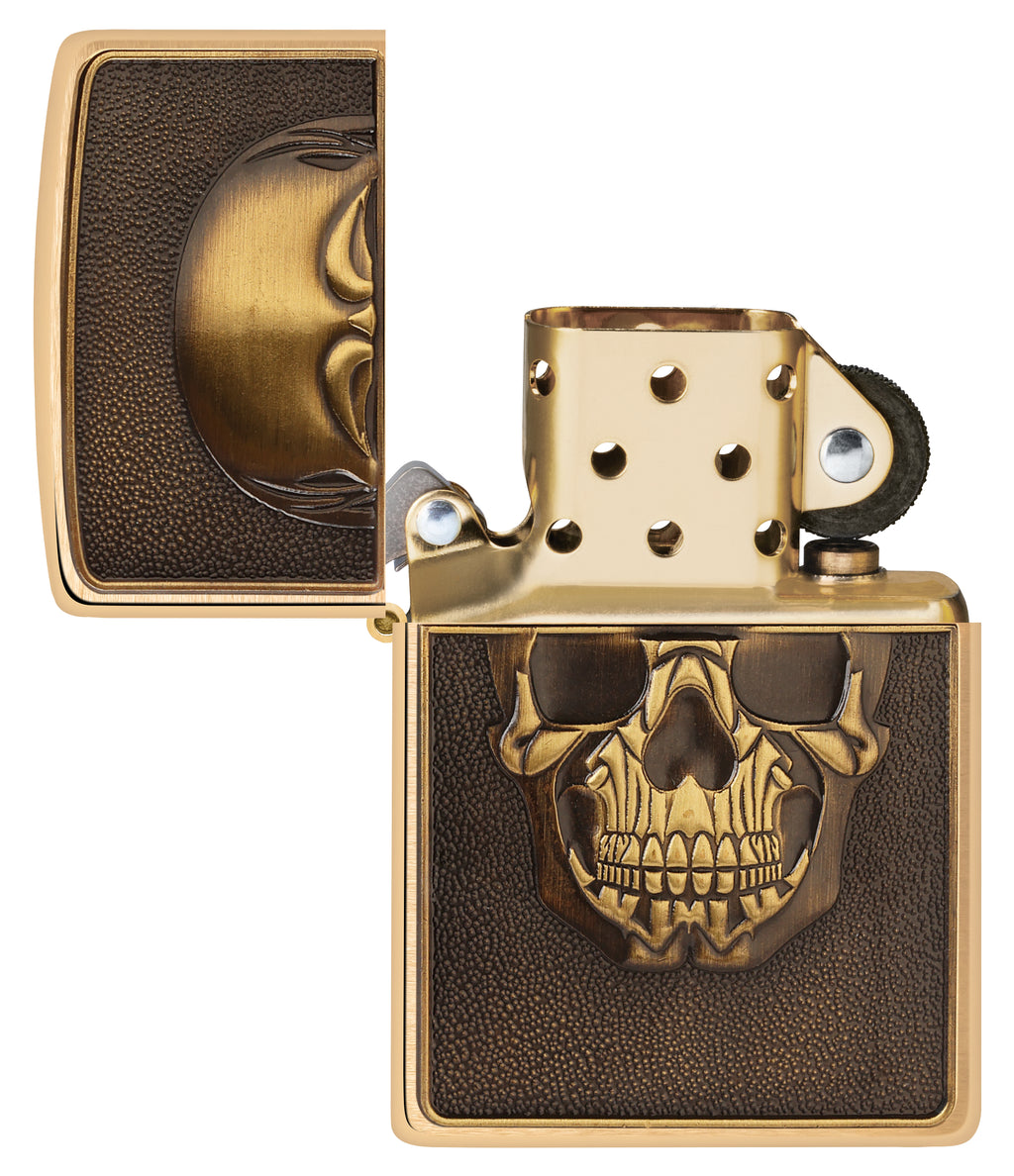 204B Embossed Skull