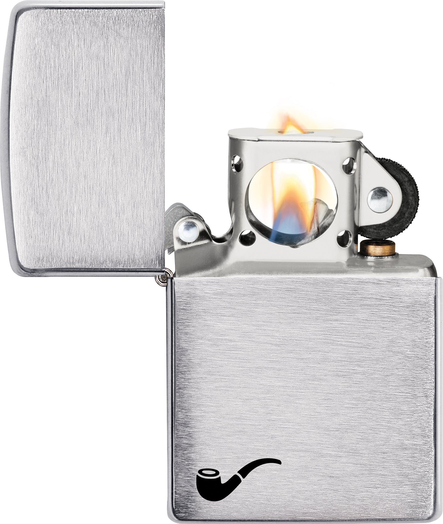 PL ZIPPO 200 PIPE CHROME BRUSHED