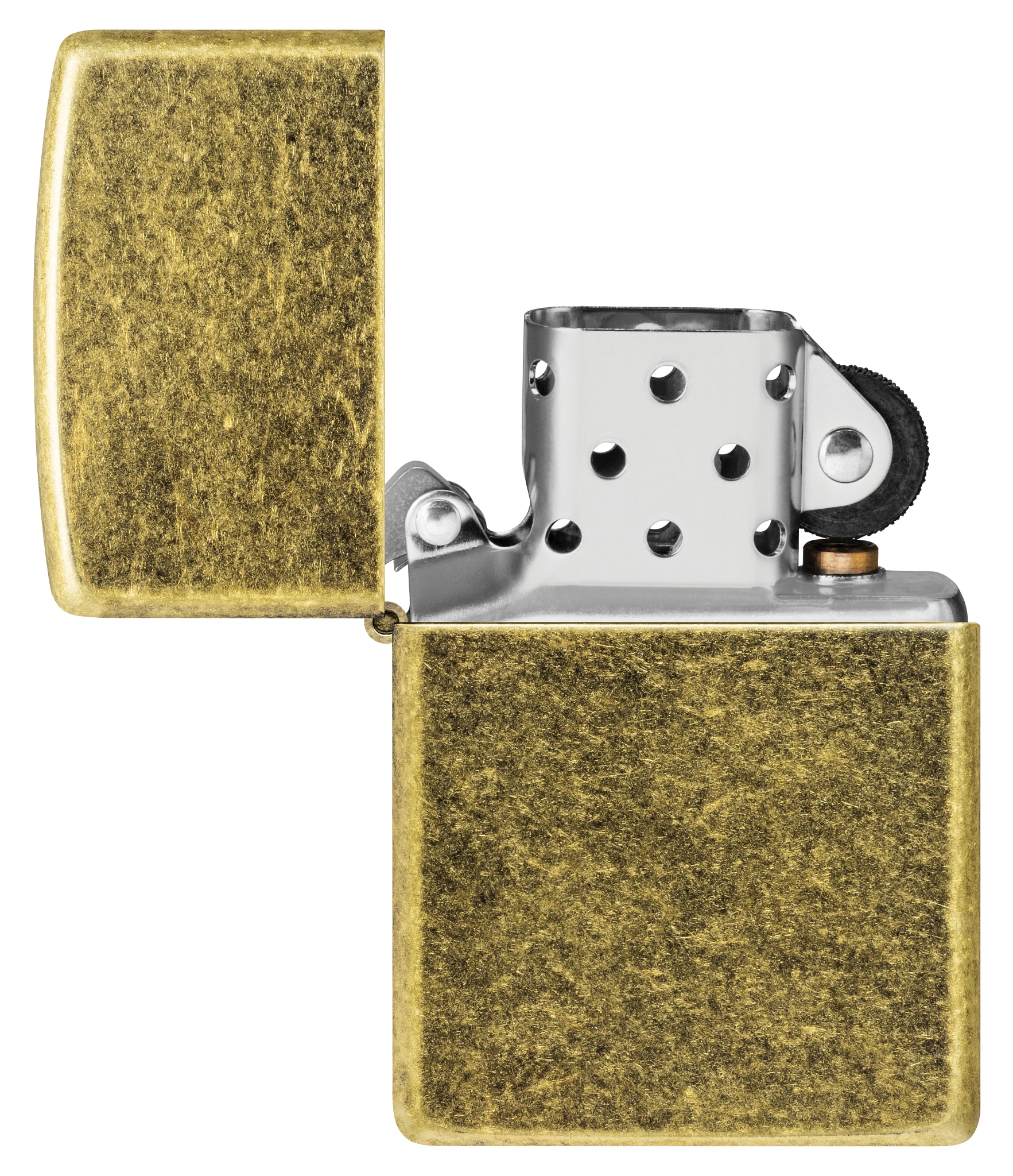 PL ZIPPO 201 ANTIQUE BRASS -A