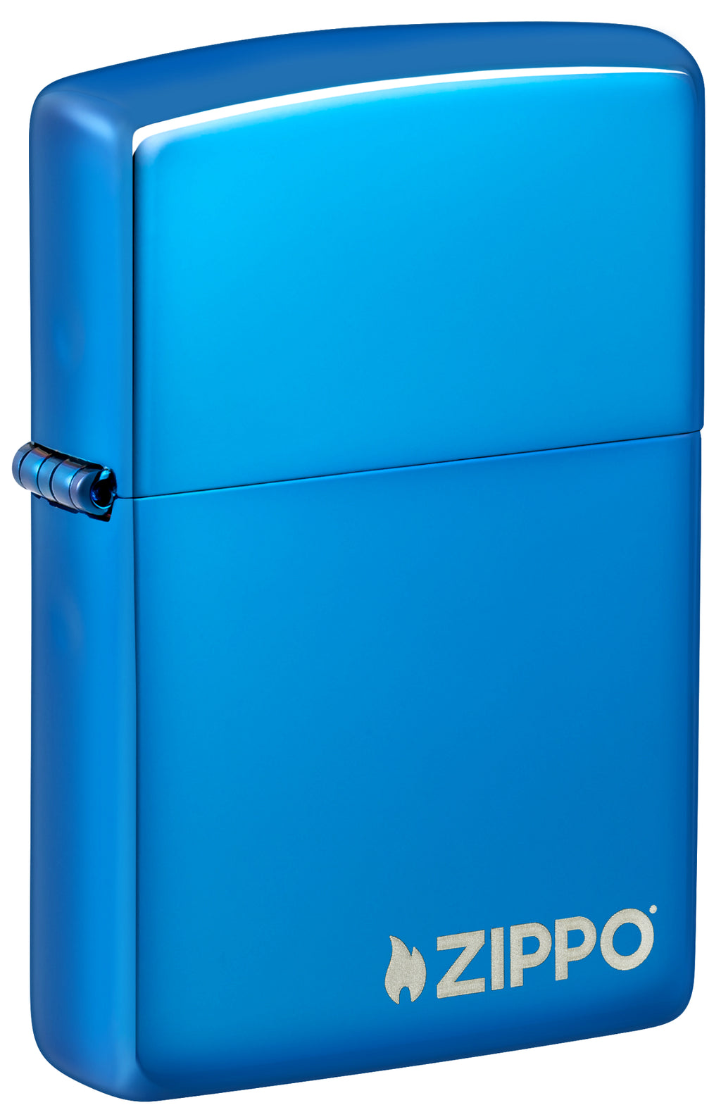 20446ZL High Polish Blue with Zippo Logo