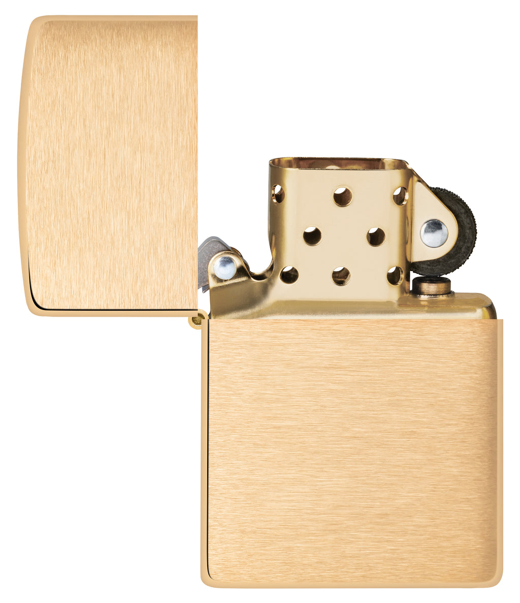 PL ZIPPO 204 B BRASS BRUSHED