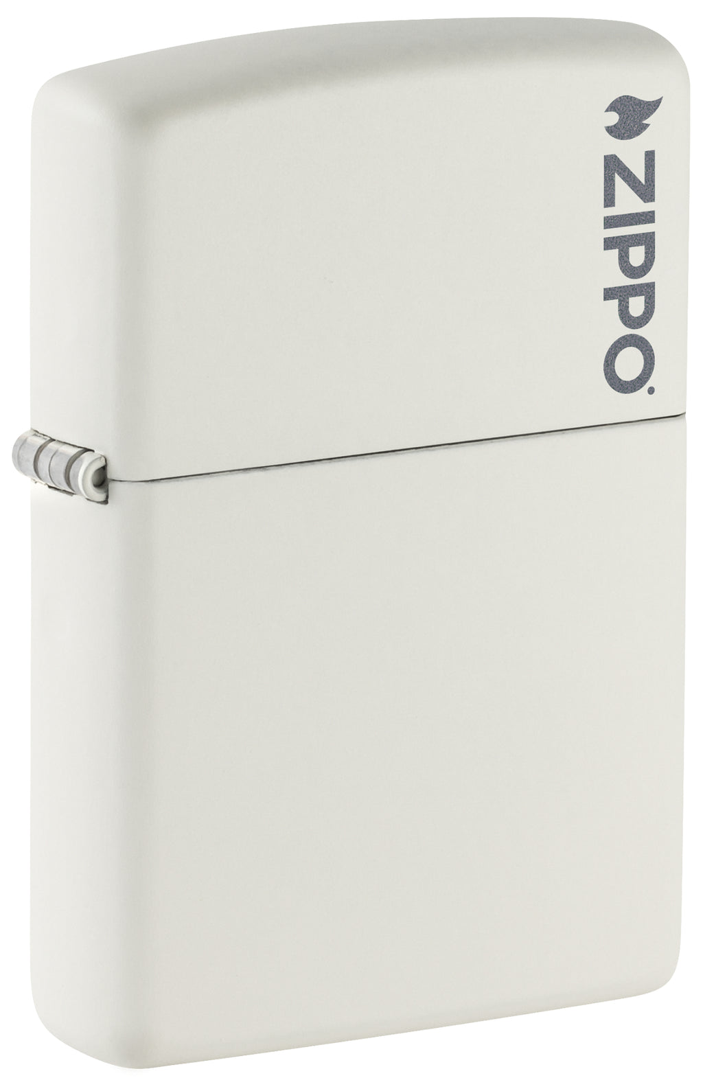 214ZL White Matte with Zippo Logo