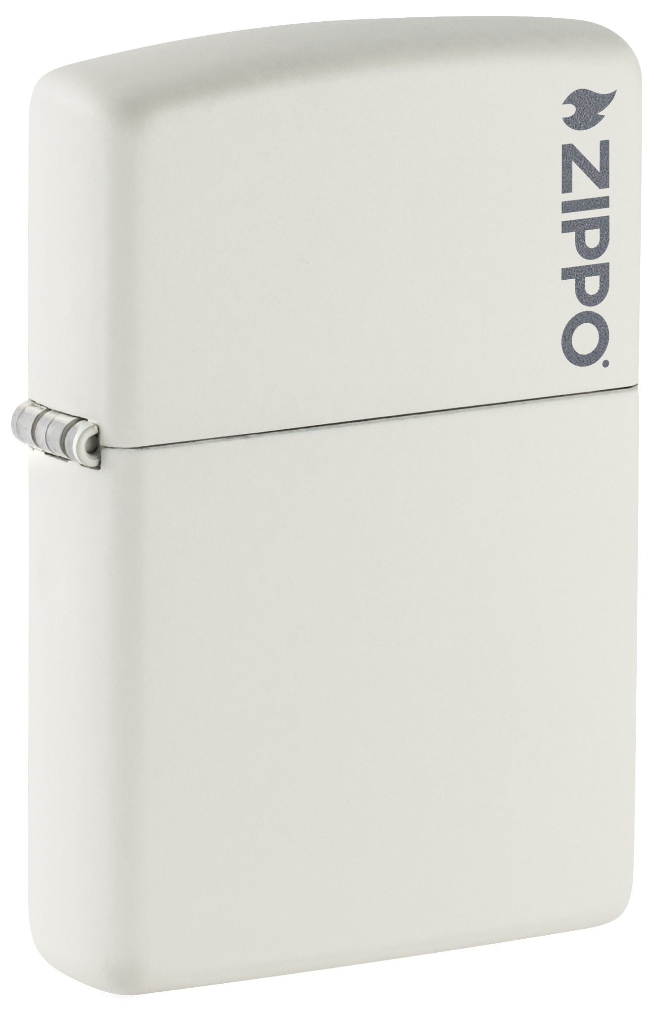 214ZL White Matte with Zippo Logo