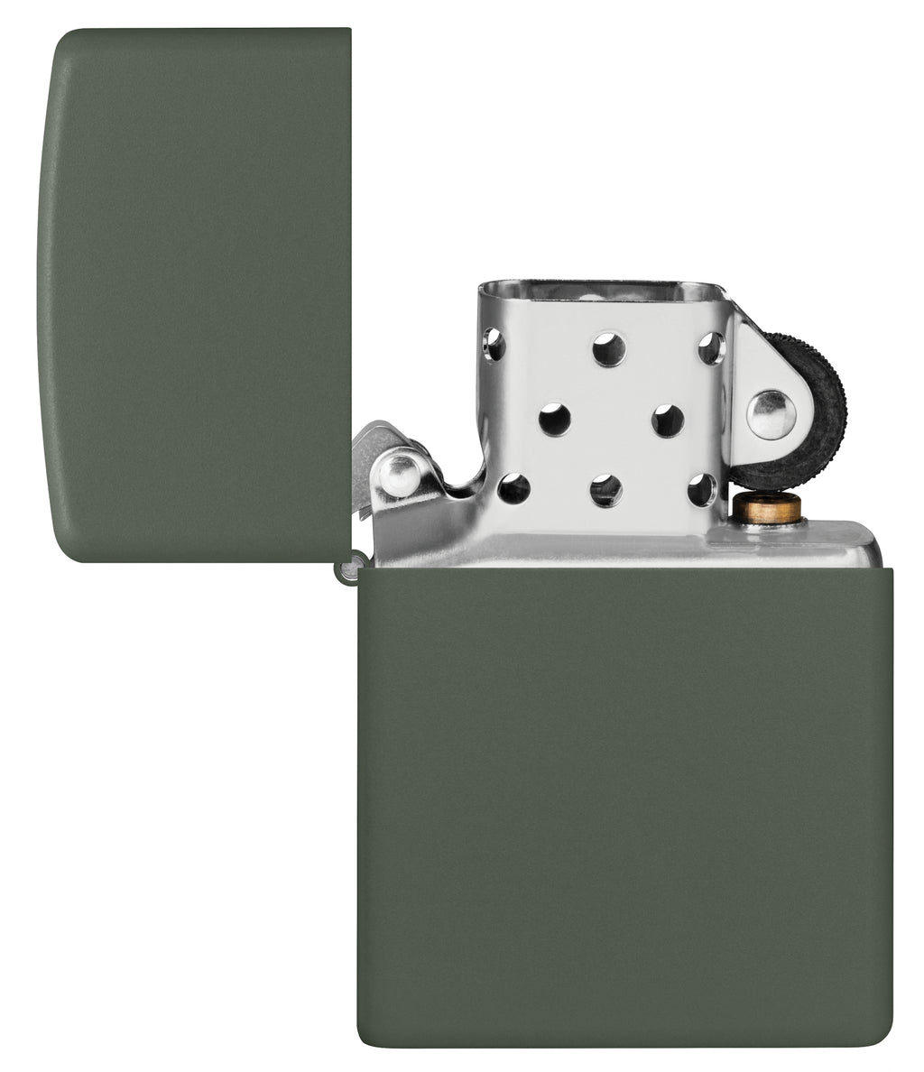 PL ZIPPO 221 GREEN MATTE