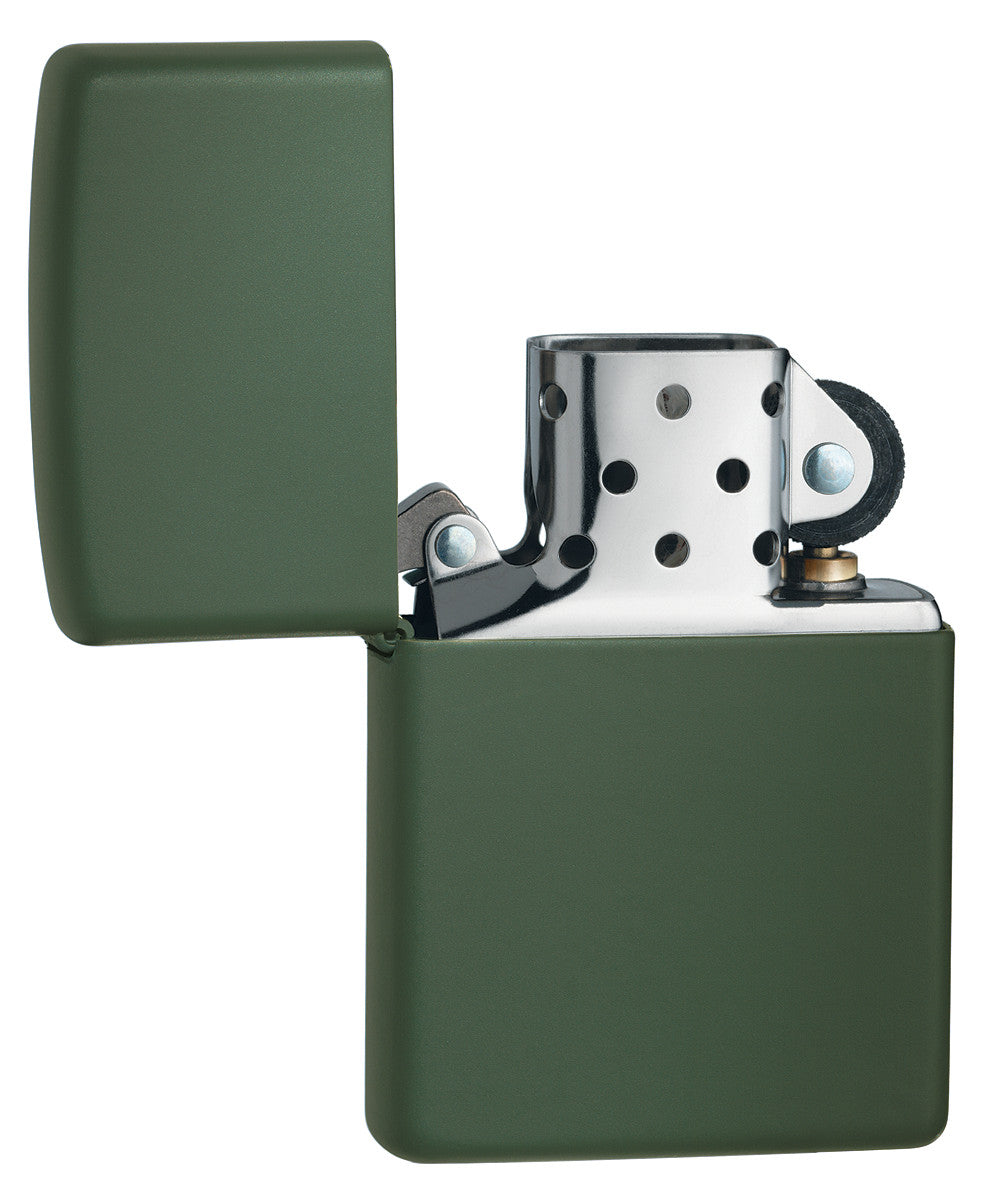 PL ZIPPO 221 GREEN MATTE