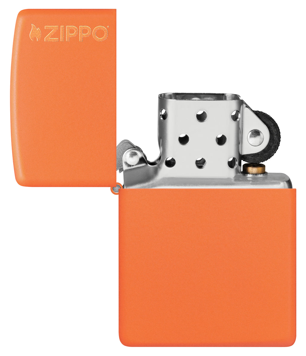 231ZL Orange Matte with Zippo Logo