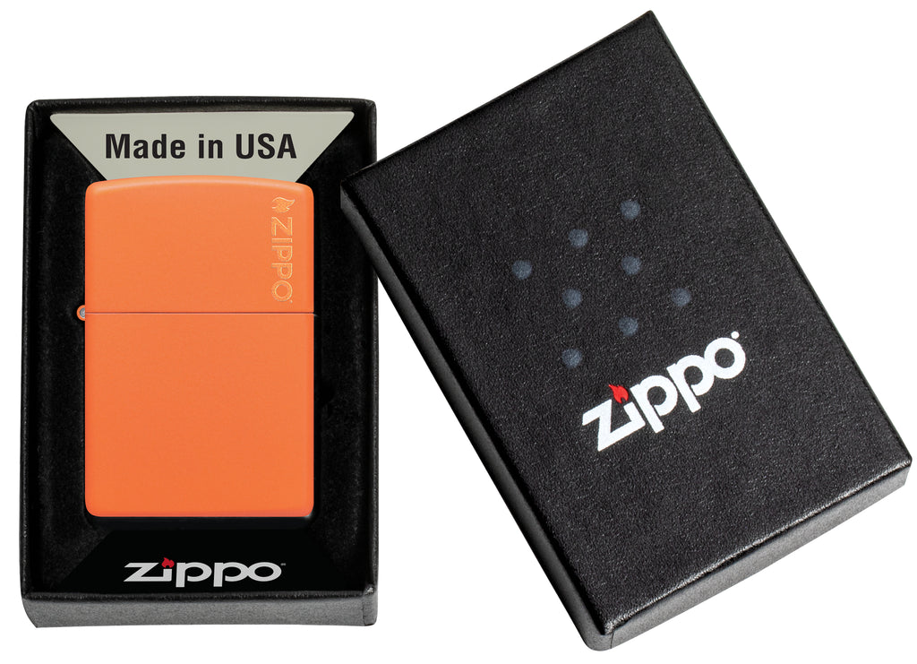 231ZL Orange Matte with Zippo Logo