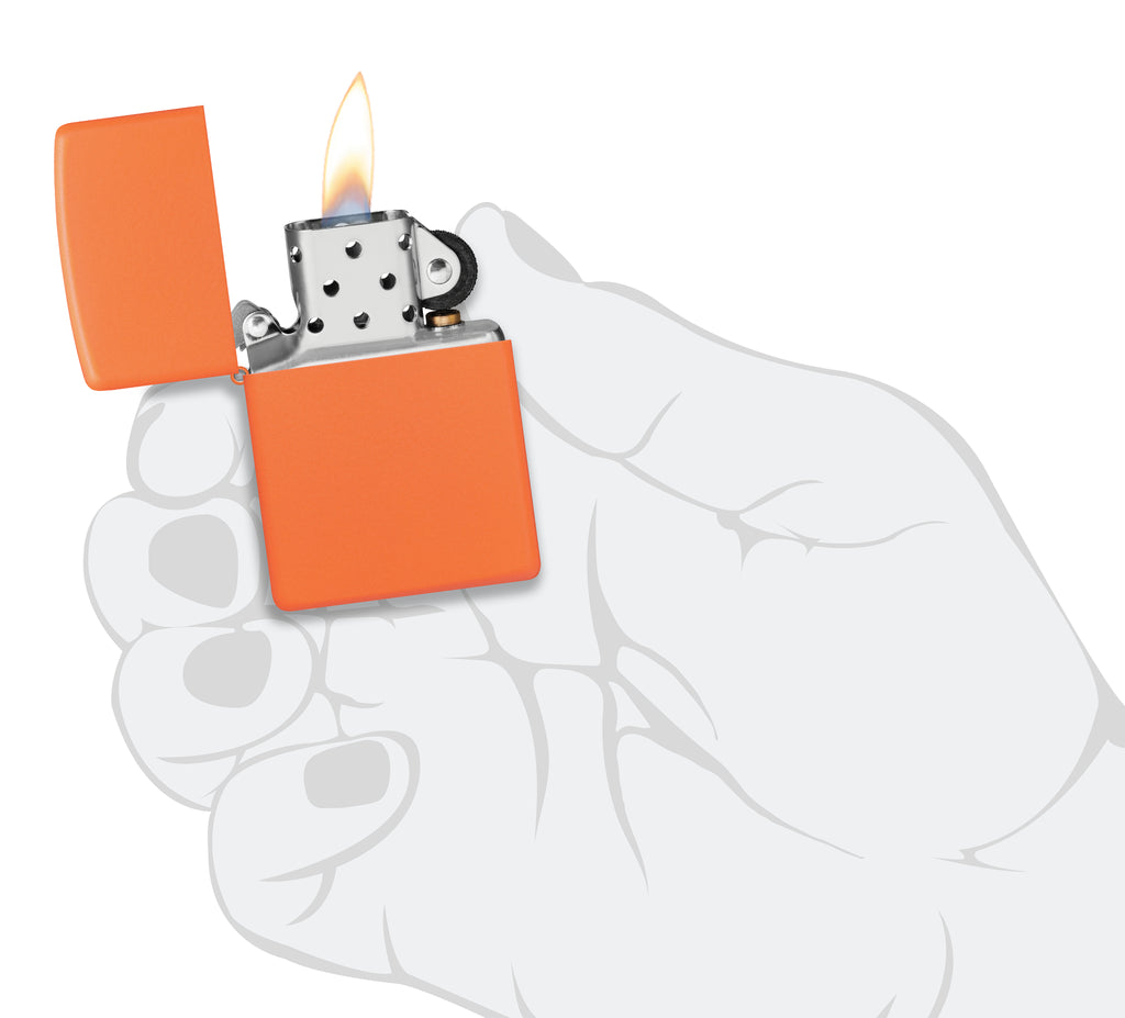 PL ZIPPO 231 ORANGE MATTE
