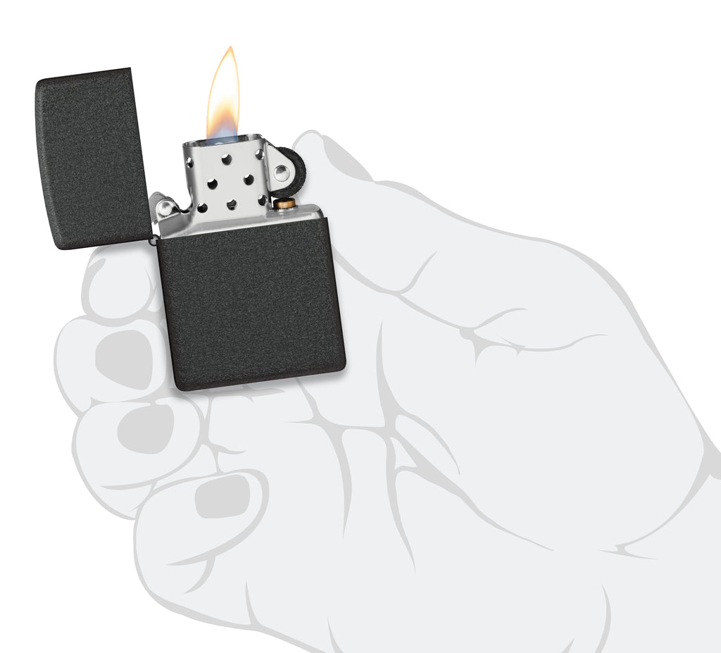 PL ZIPPO 236 BLACK CRACKLE