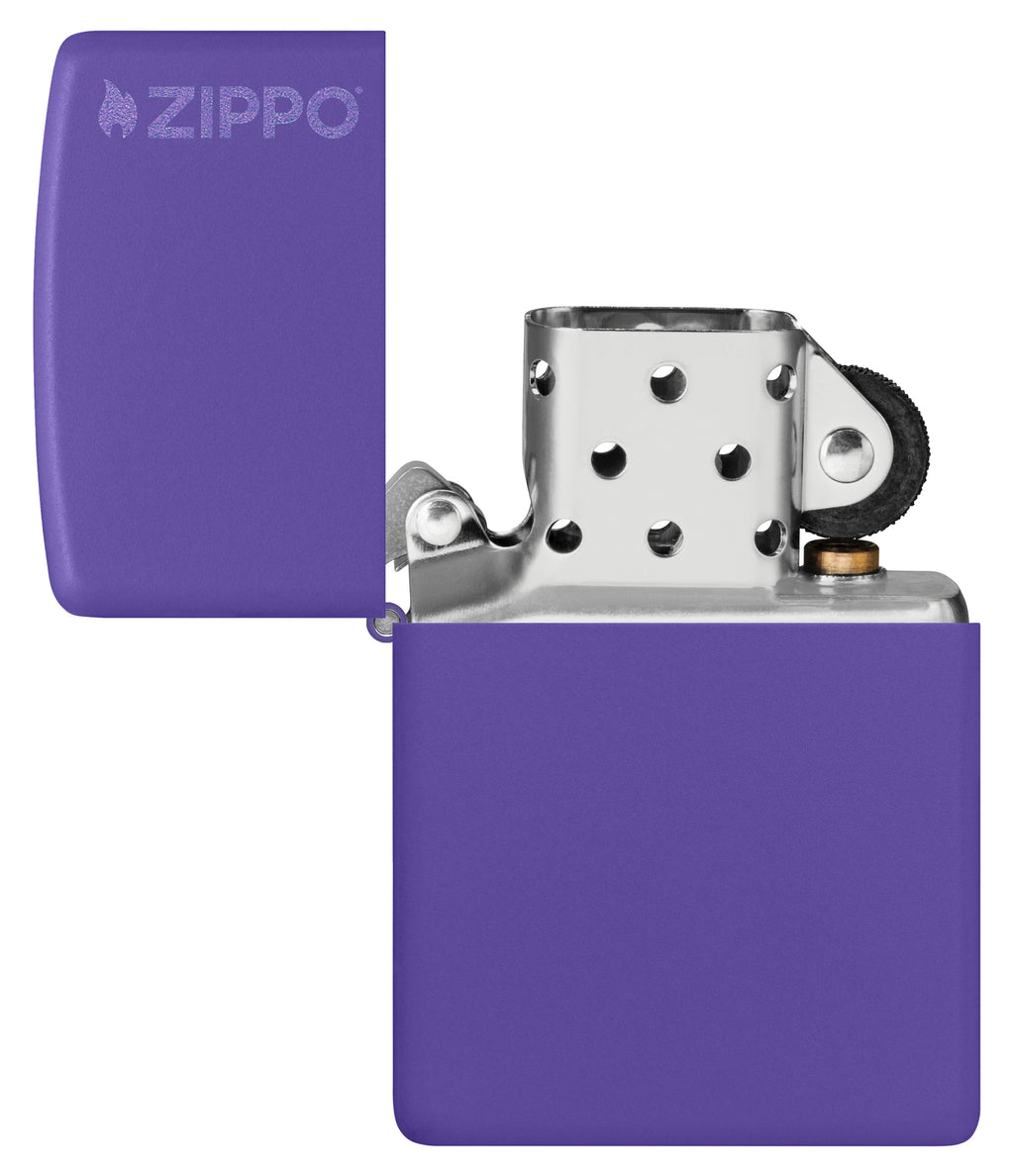 237ZL Purple Matte with Zippo Logo