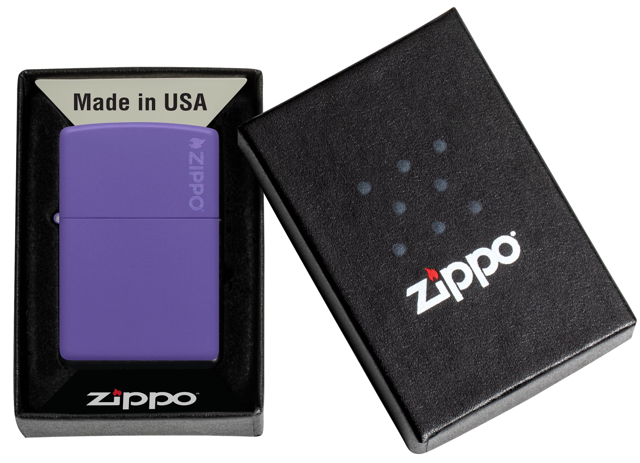 237ZL Purple Matte with Zippo Logo