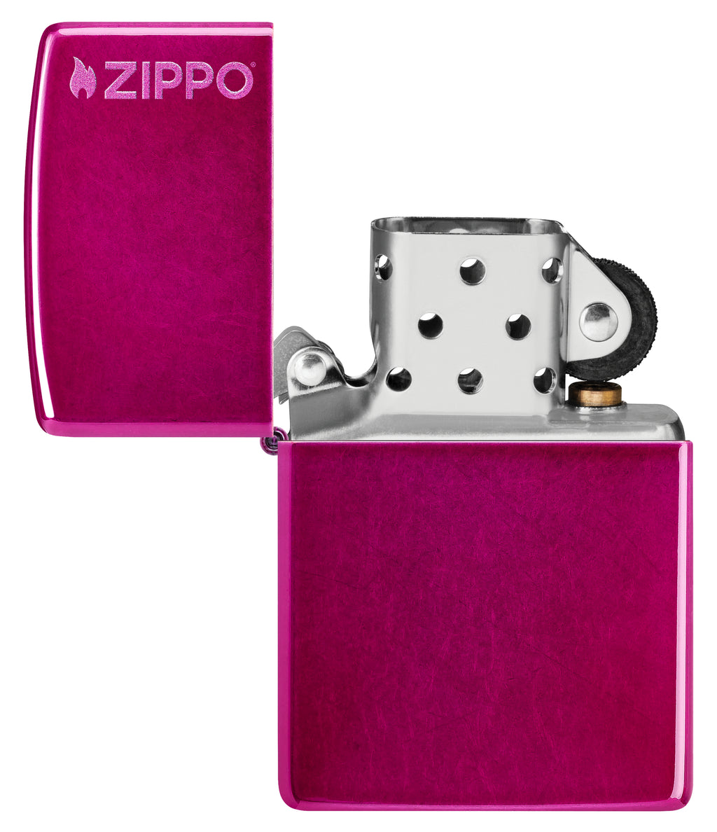 24003ZL Candy Raspberry with Zippo Logo