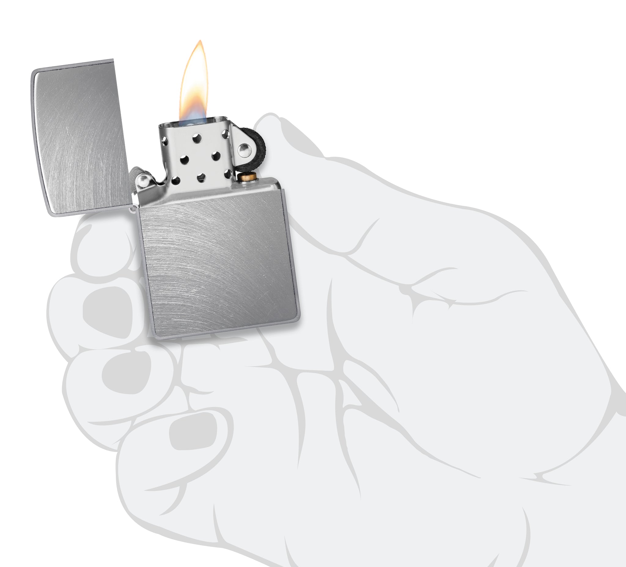 PL ZIPPO 24647 REG CHROME ARCH