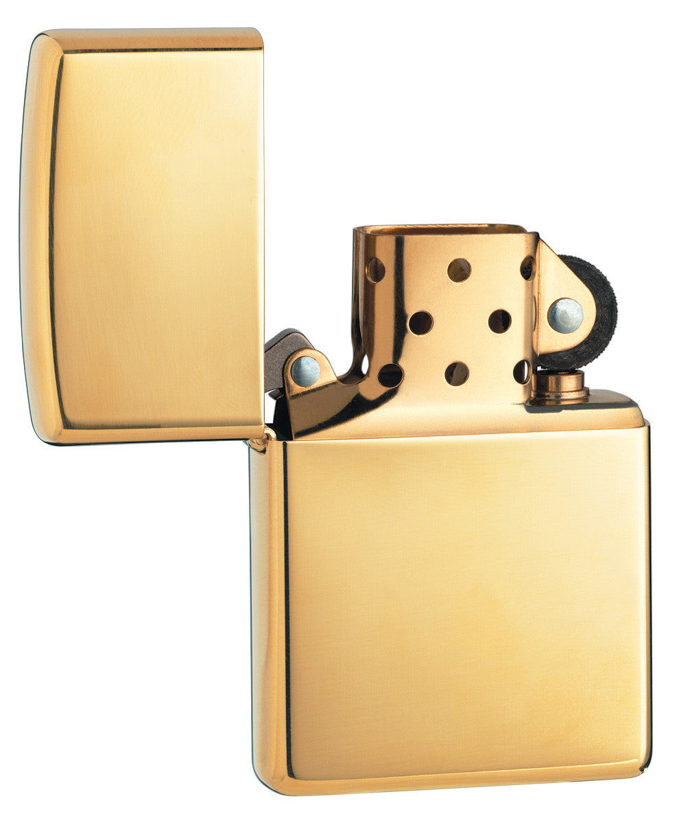 PL ZIPPO 254B BRASS HIGH POLISHED