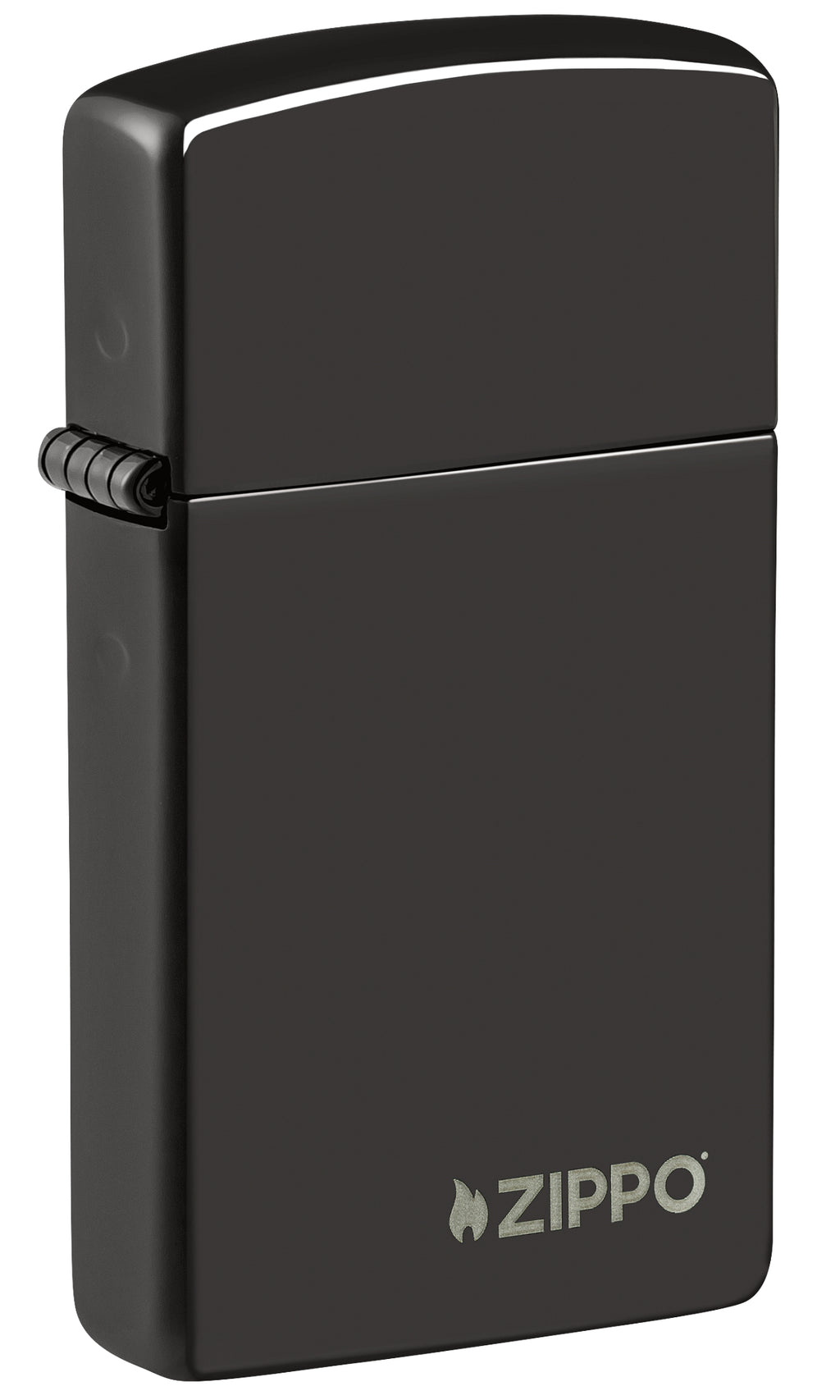28123ZL Slim High Polish Black with Zippo Logo