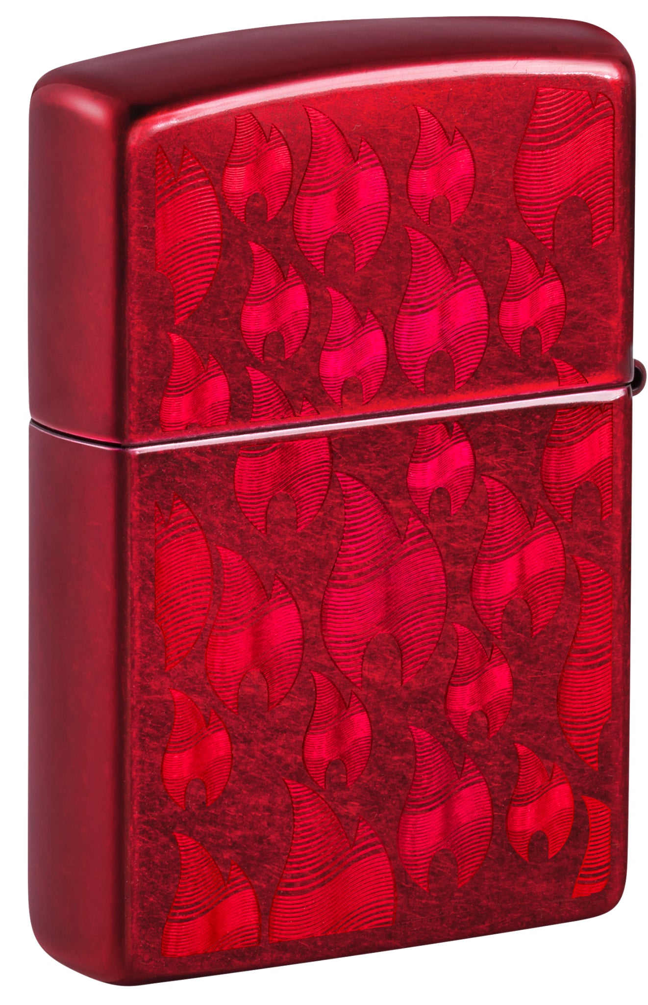 21063 Iced Zippo Flame Design