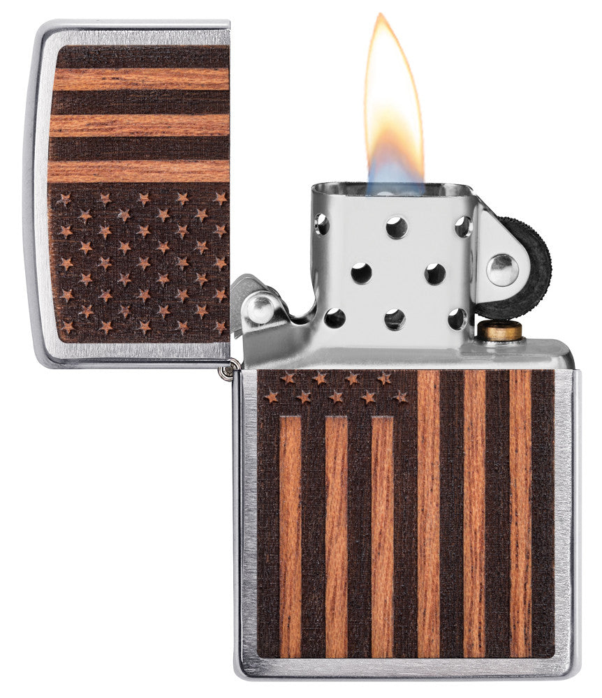 PL200 Woodchuck American Flag