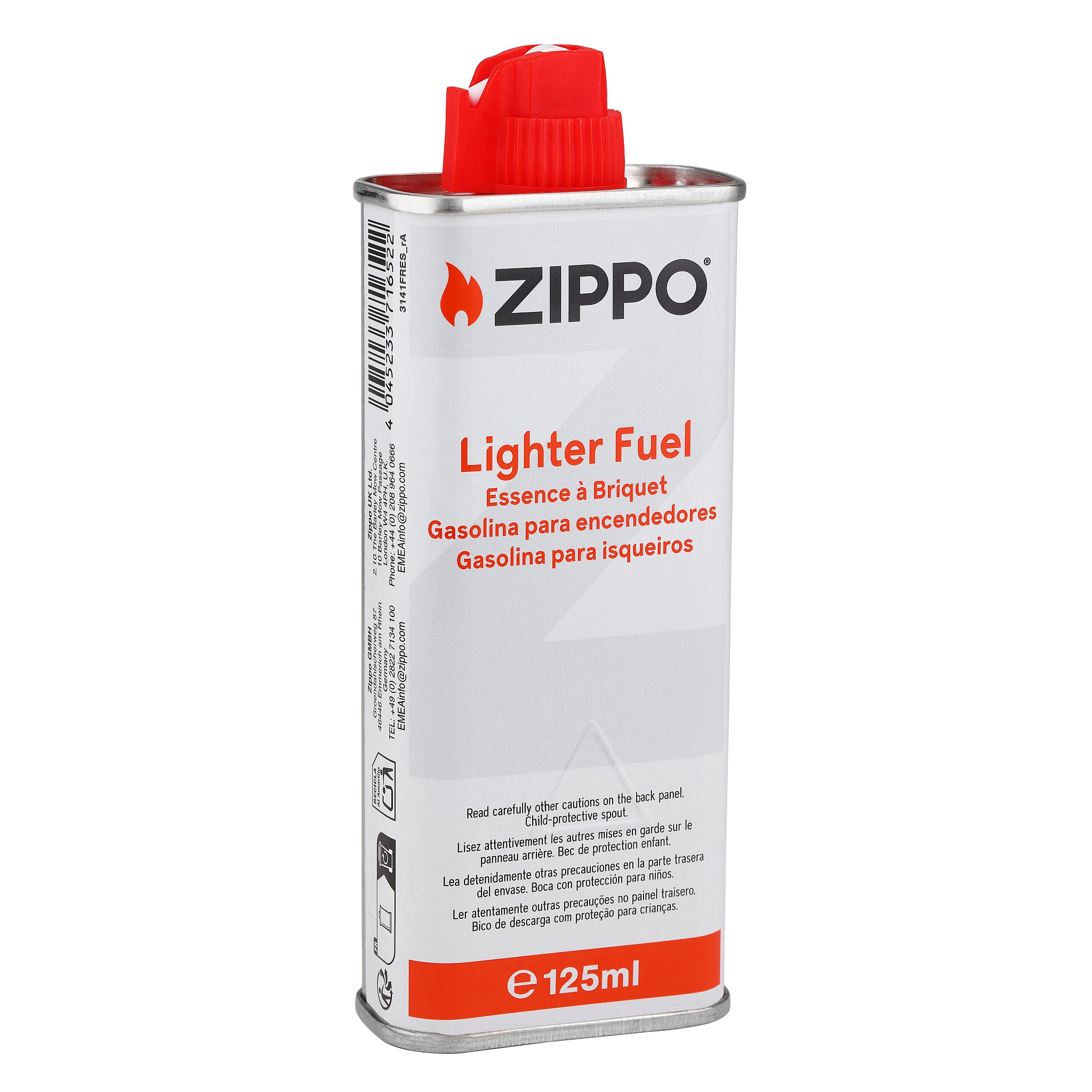 Zippo EU Fuel 125ml FR/ES/PT/EN