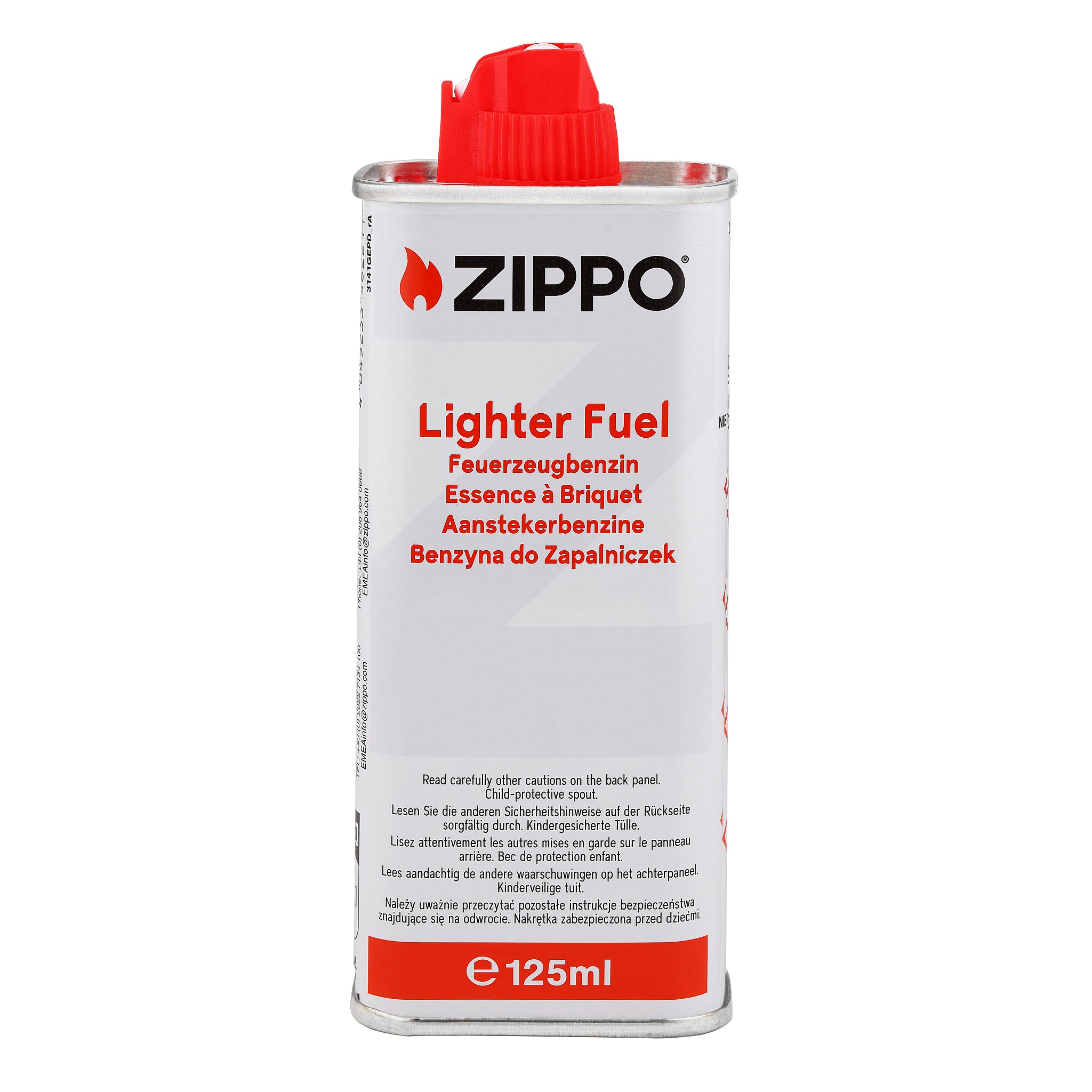 Zippo EU Fuel 125ml DE/FR/EN/NL/PL
