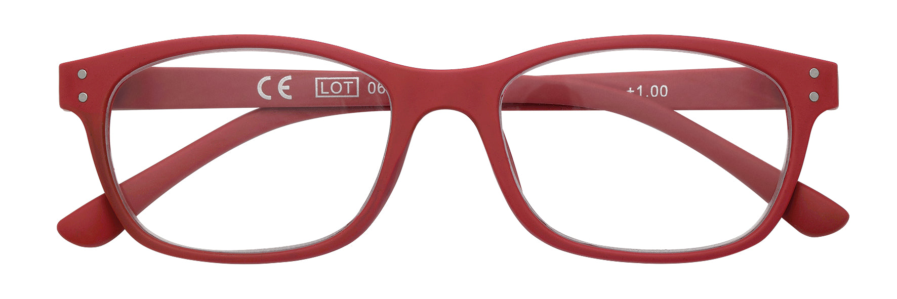 Read. glasses +1.00 B27-RED