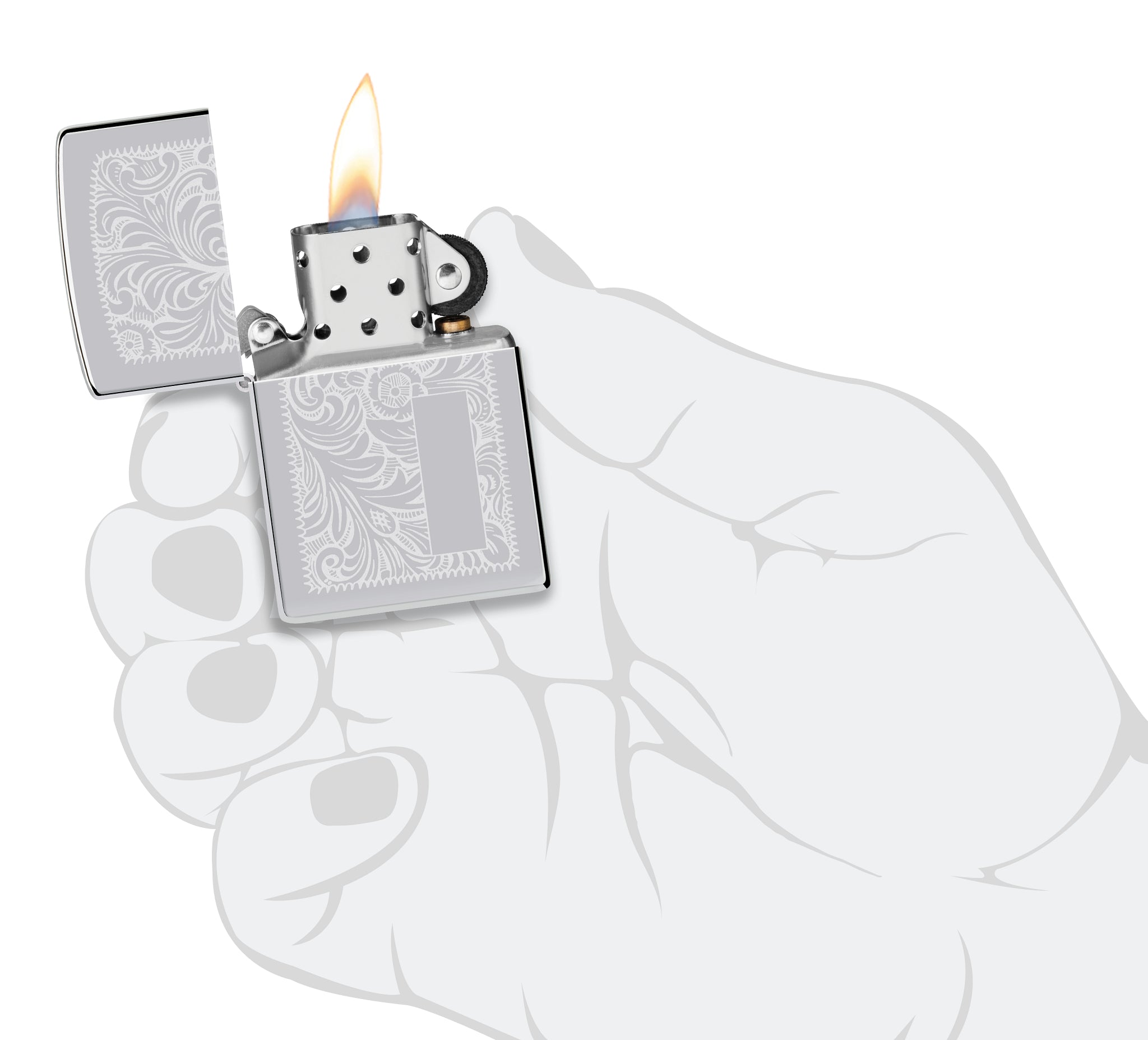 PL ZIPPO 352 VENETIAN CHROME