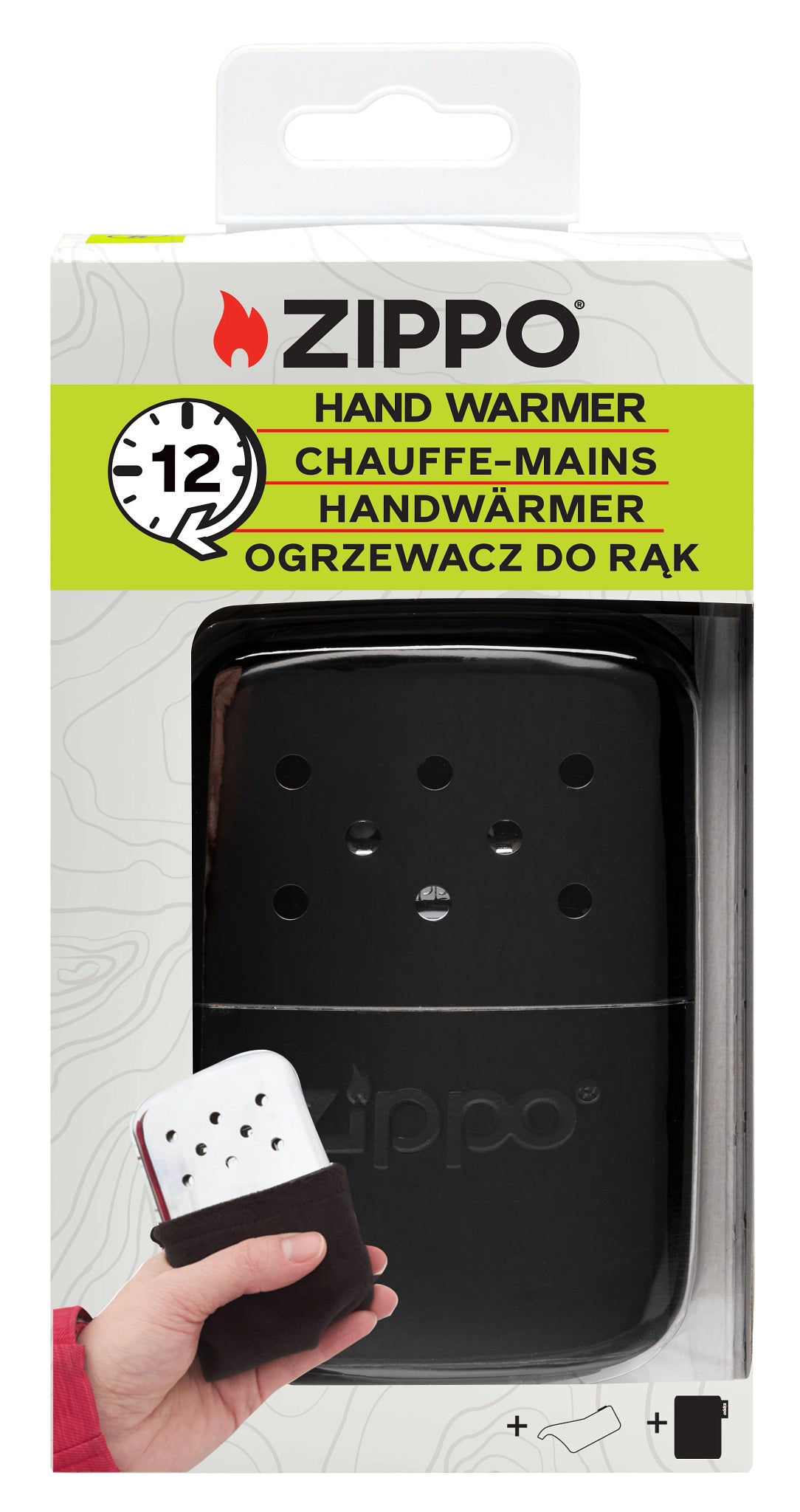 Zippo 12H HW Black