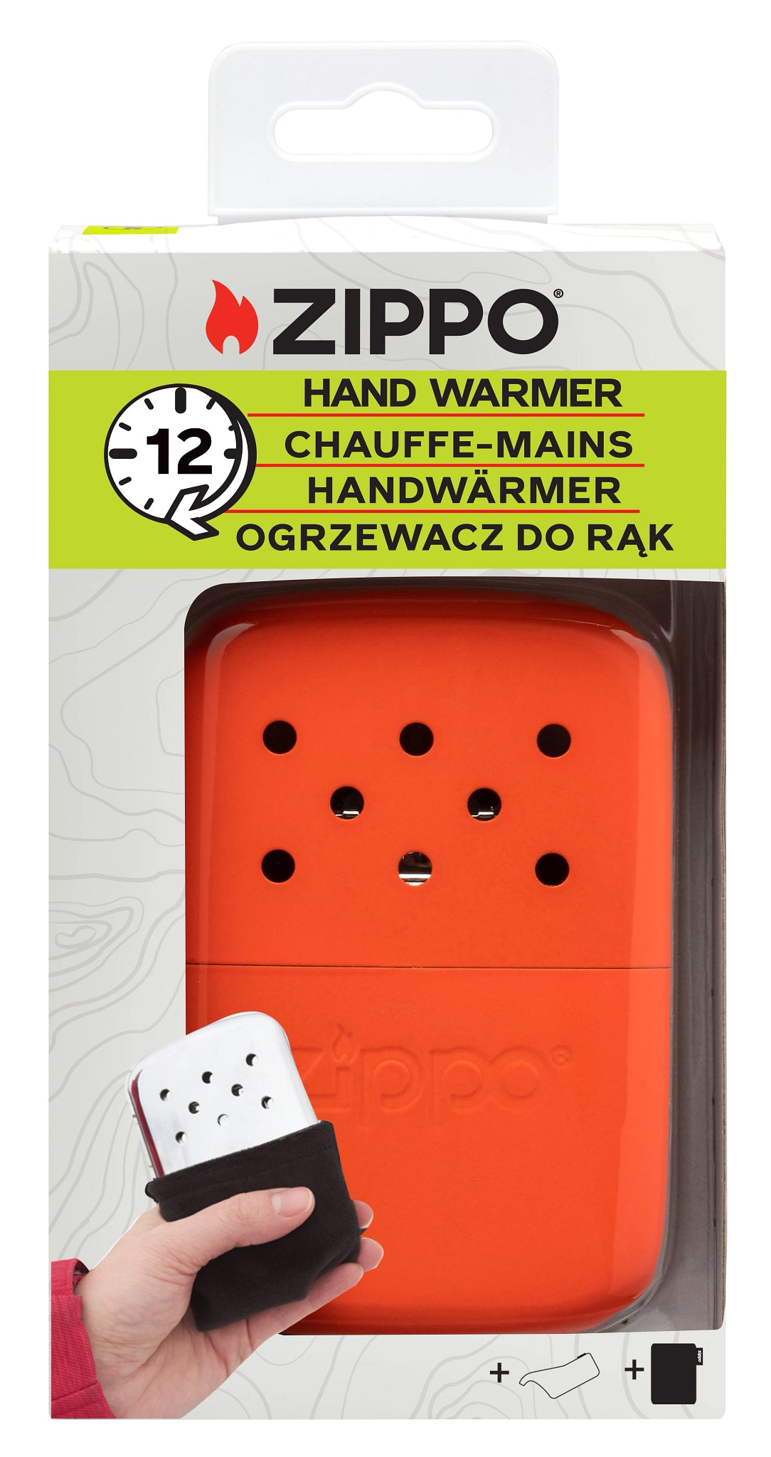 Zippo 12H HW Blaze Orange