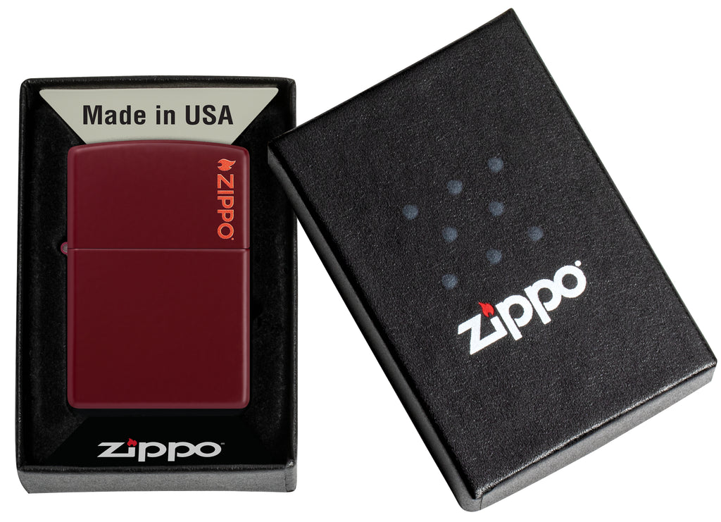 46021ZL Merlot with Zippo Logo