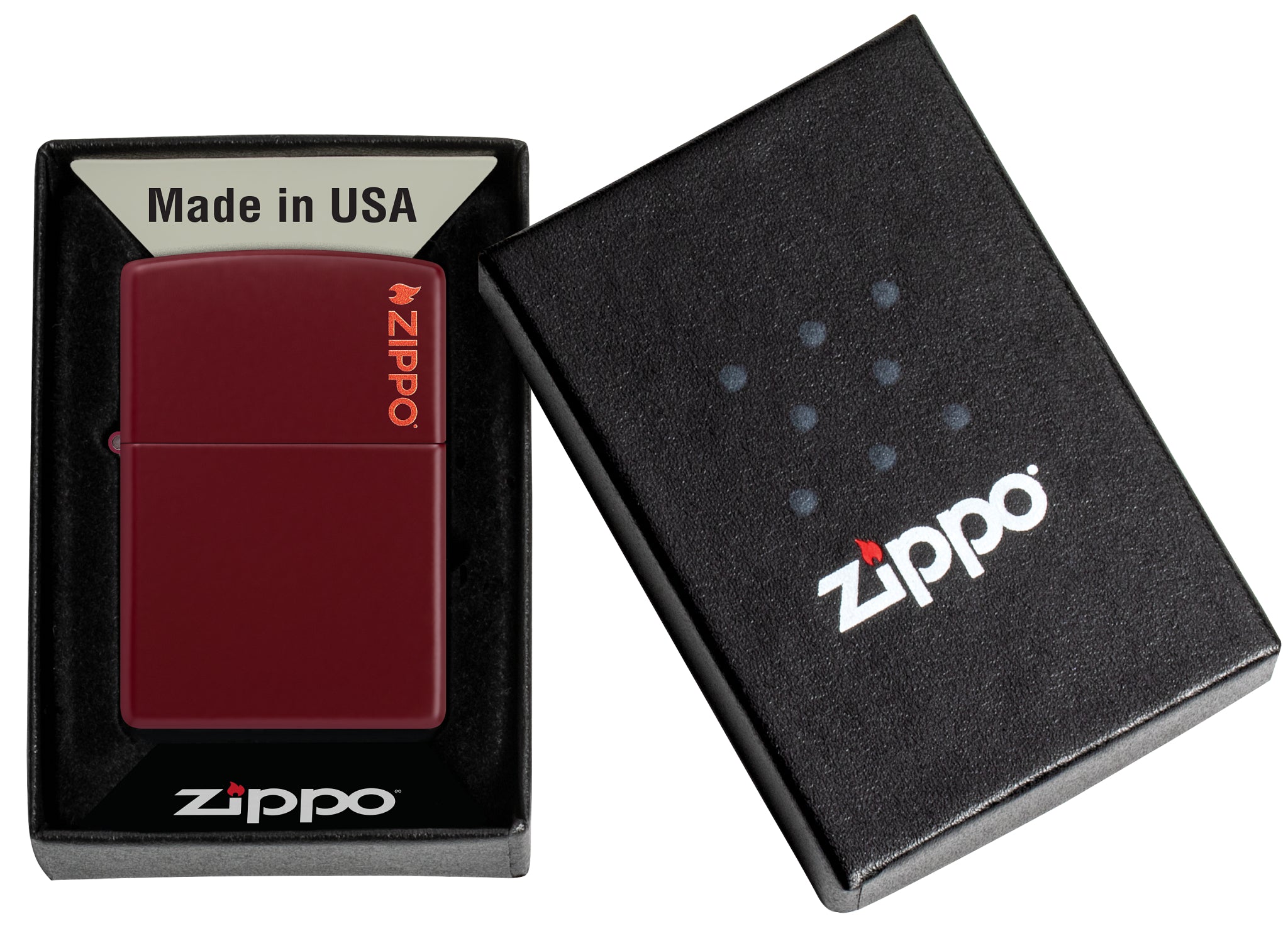 46021ZL Merlot with Zippo Logo
