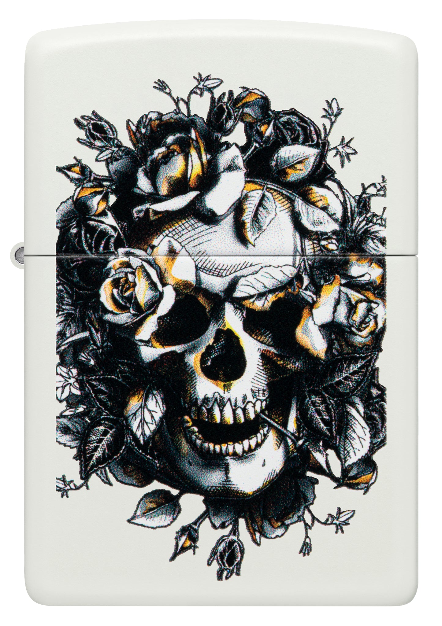 214 Skull and Roses Design